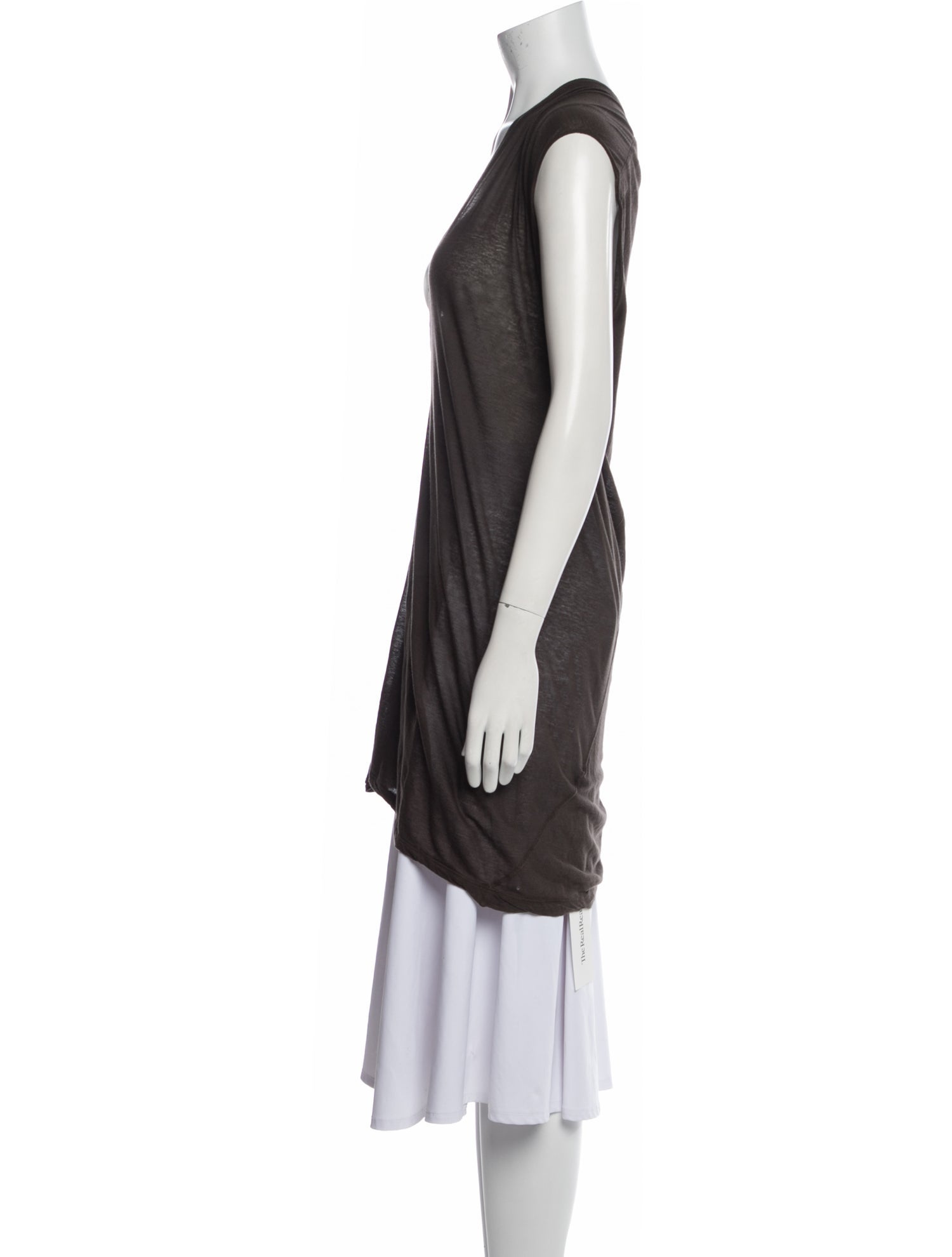 Rick Owens V-Neck Short Sleeve Tunic