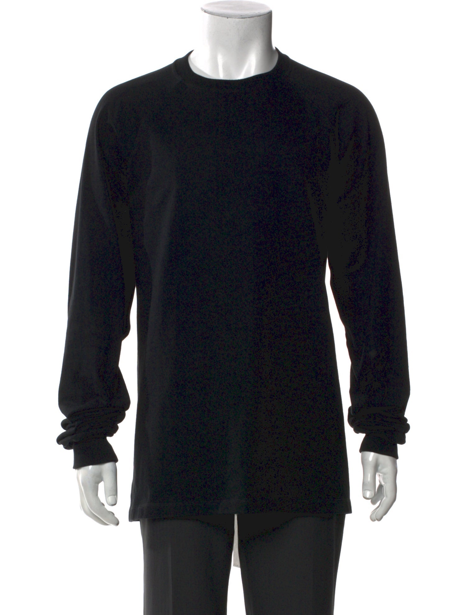 Rick Owens Crew Neck Long Sleeve Sweatshirt