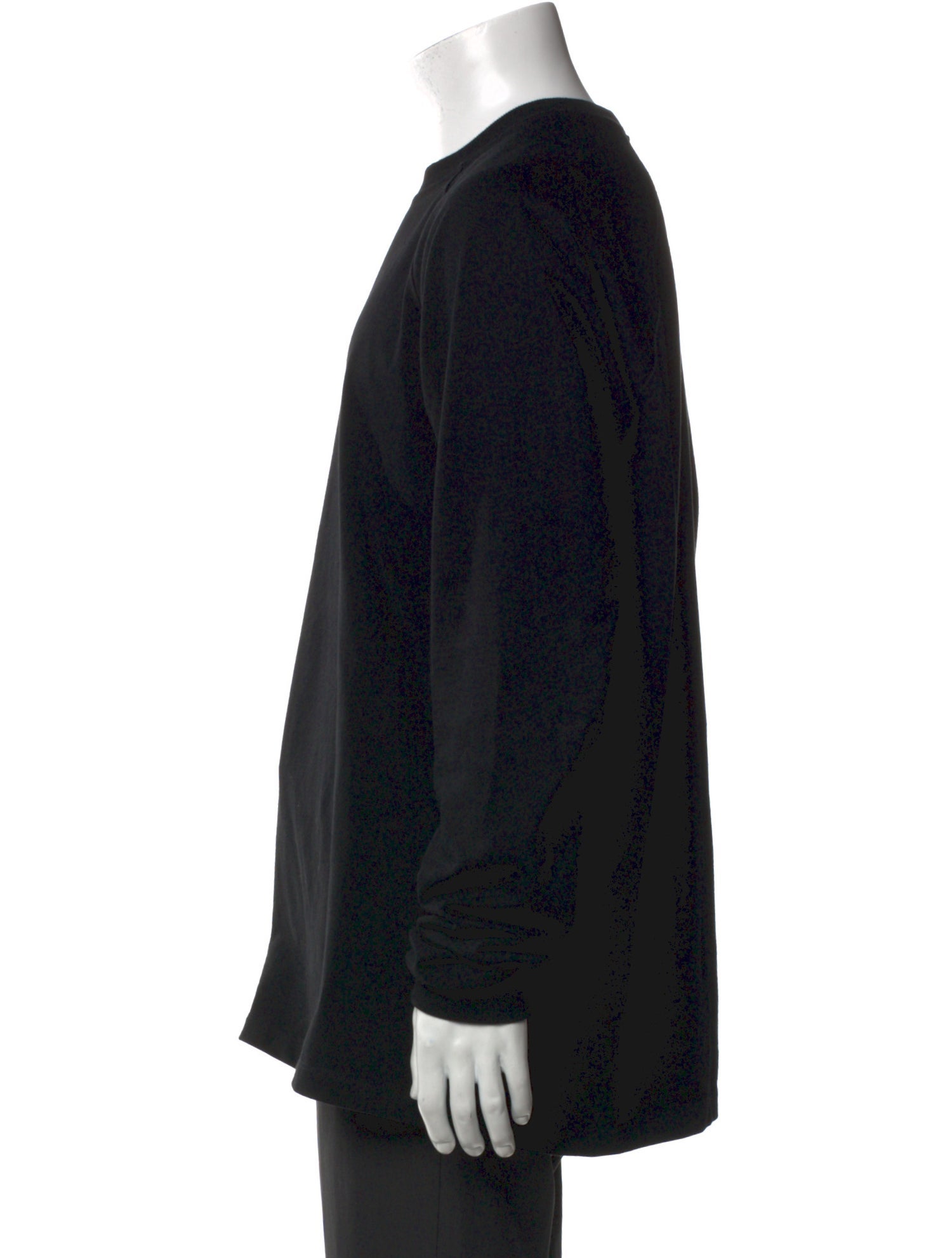 Rick Owens Crew Neck Long Sleeve Sweatshirt