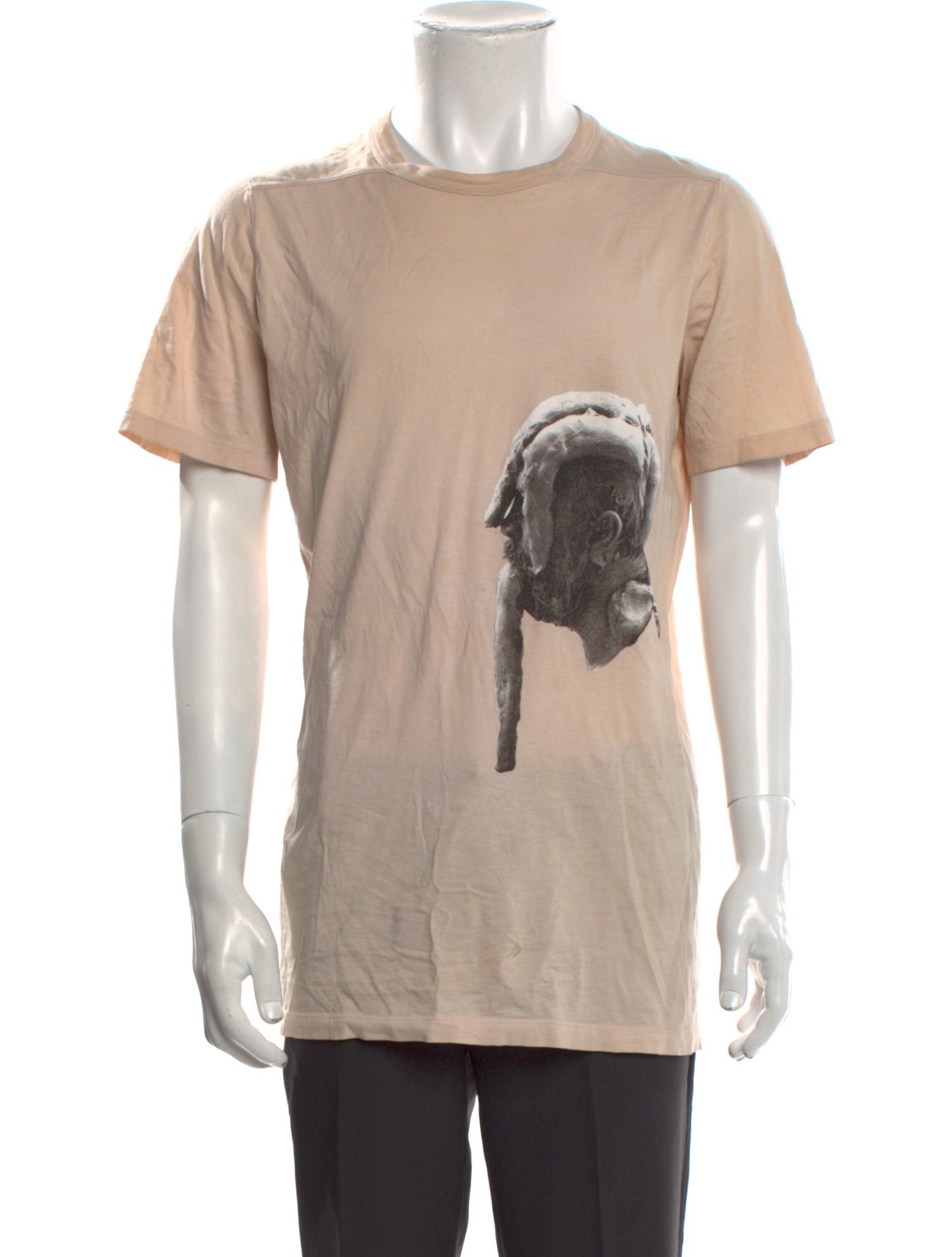 Rick Owens Graphic Print Crew Neck T-Shirt
