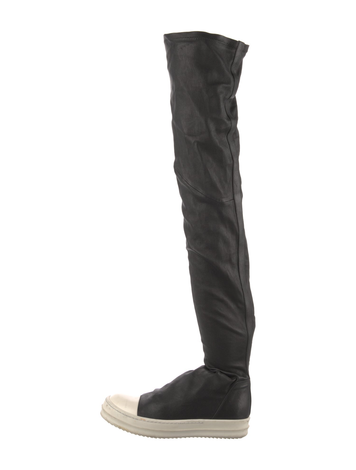 Rick Owens Leather Sock Boots