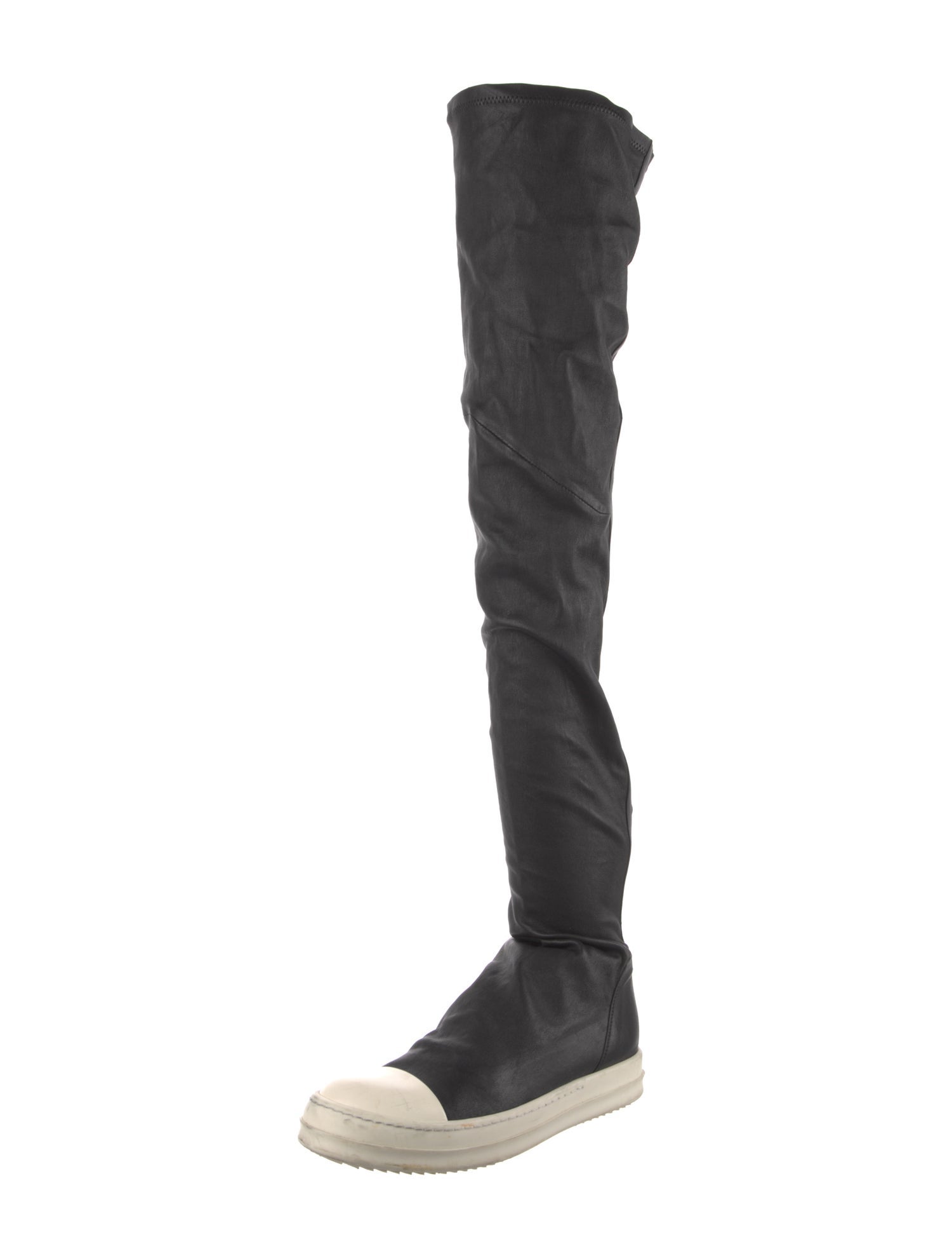 Rick Owens Leather Sock Boots