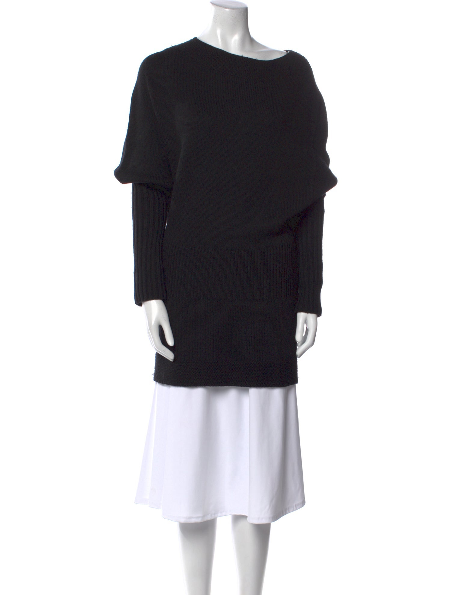 Rick Owens Wool Bateau Neckline Sweater
