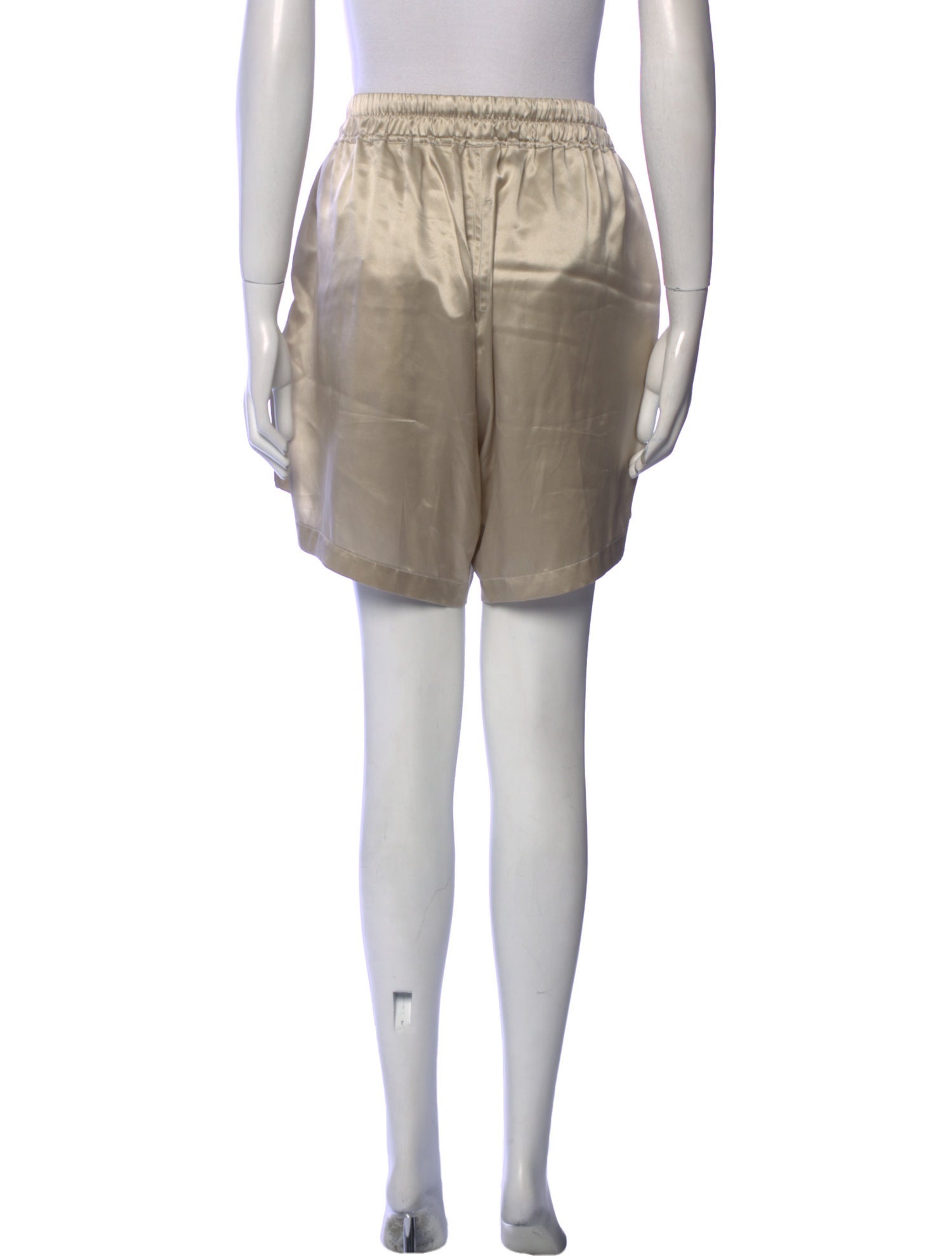 Rick Owens Silk Knee-Length Shorts