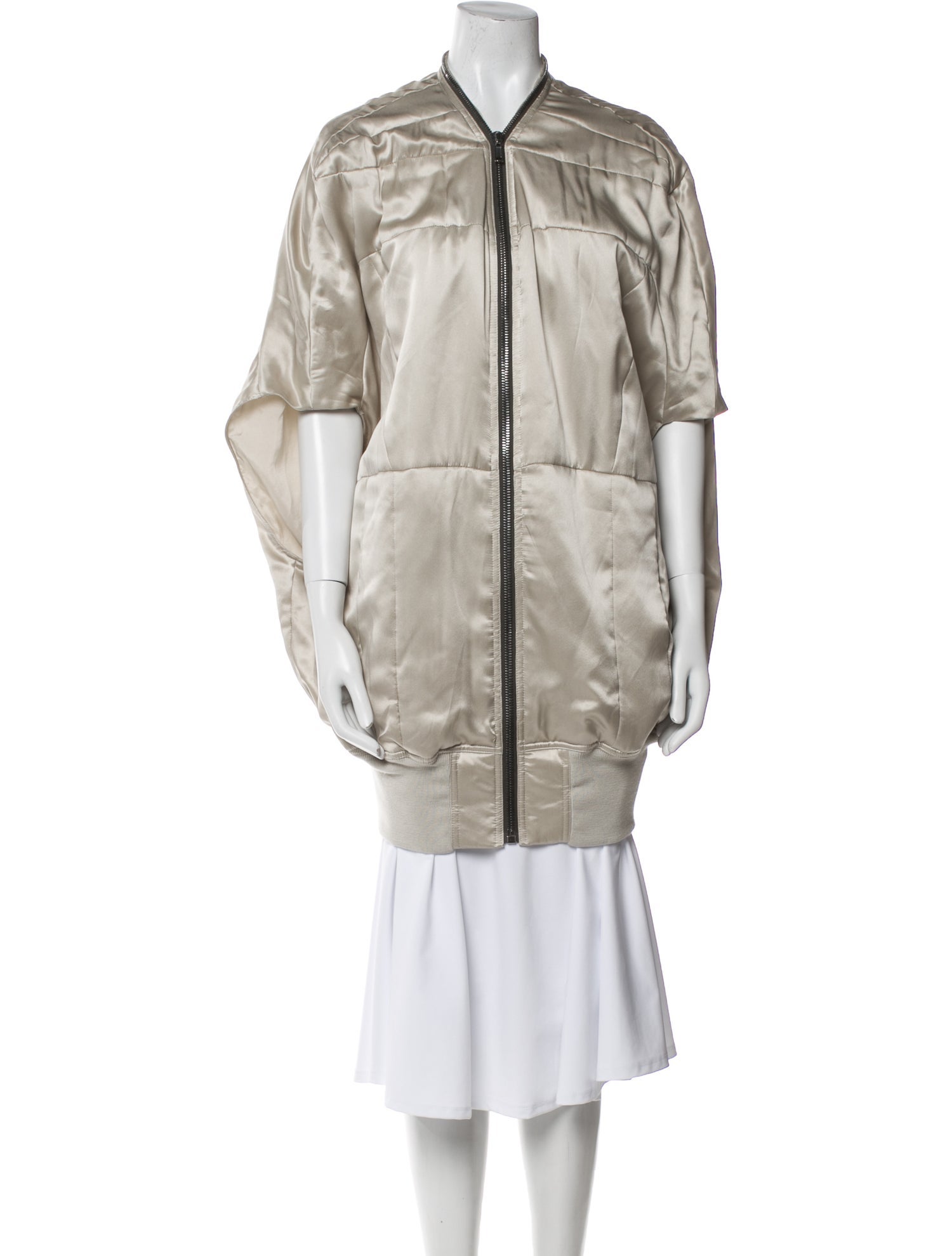 Rick Owens Silk Bomber Jacket