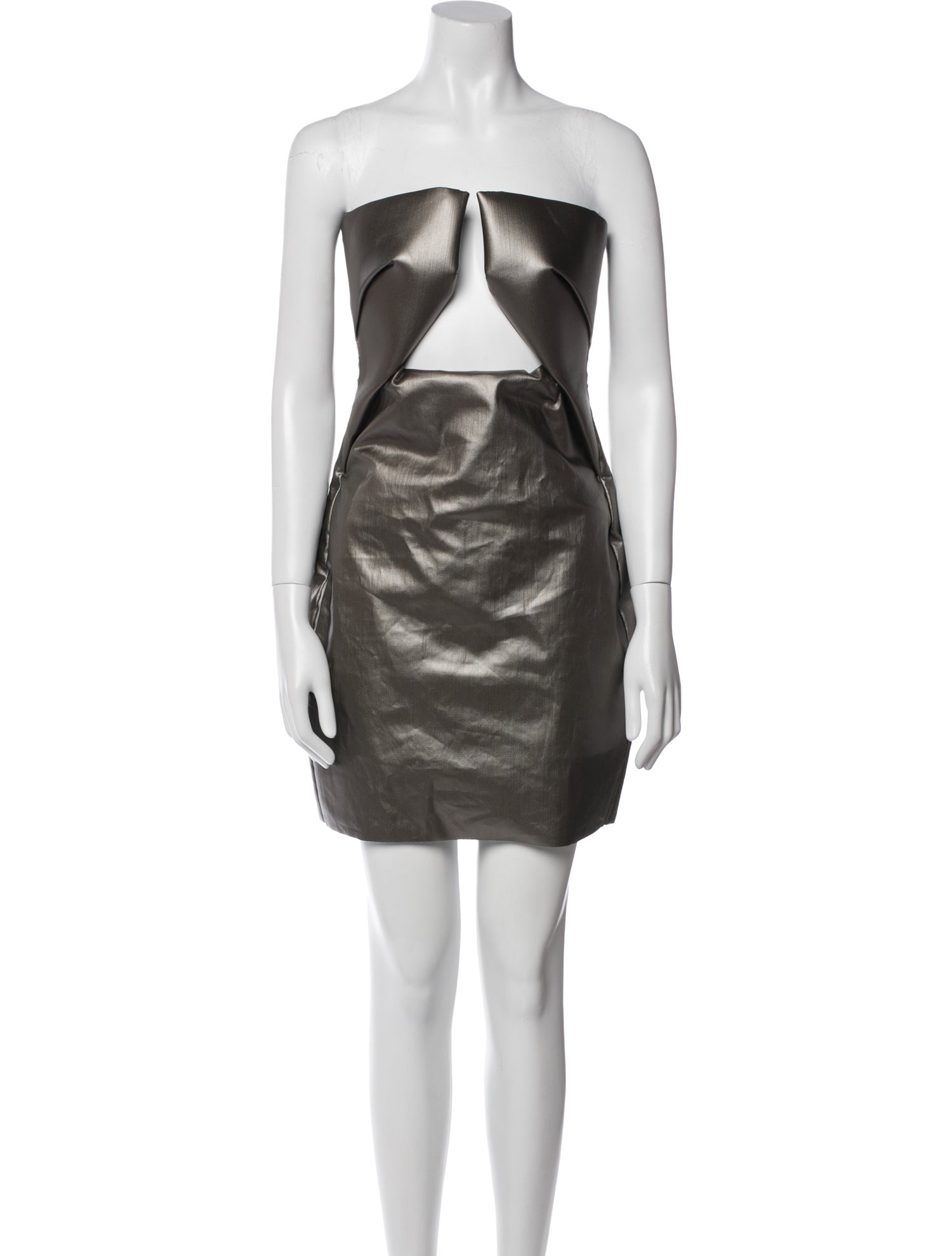 Rick Owens Strapless Mini Dress