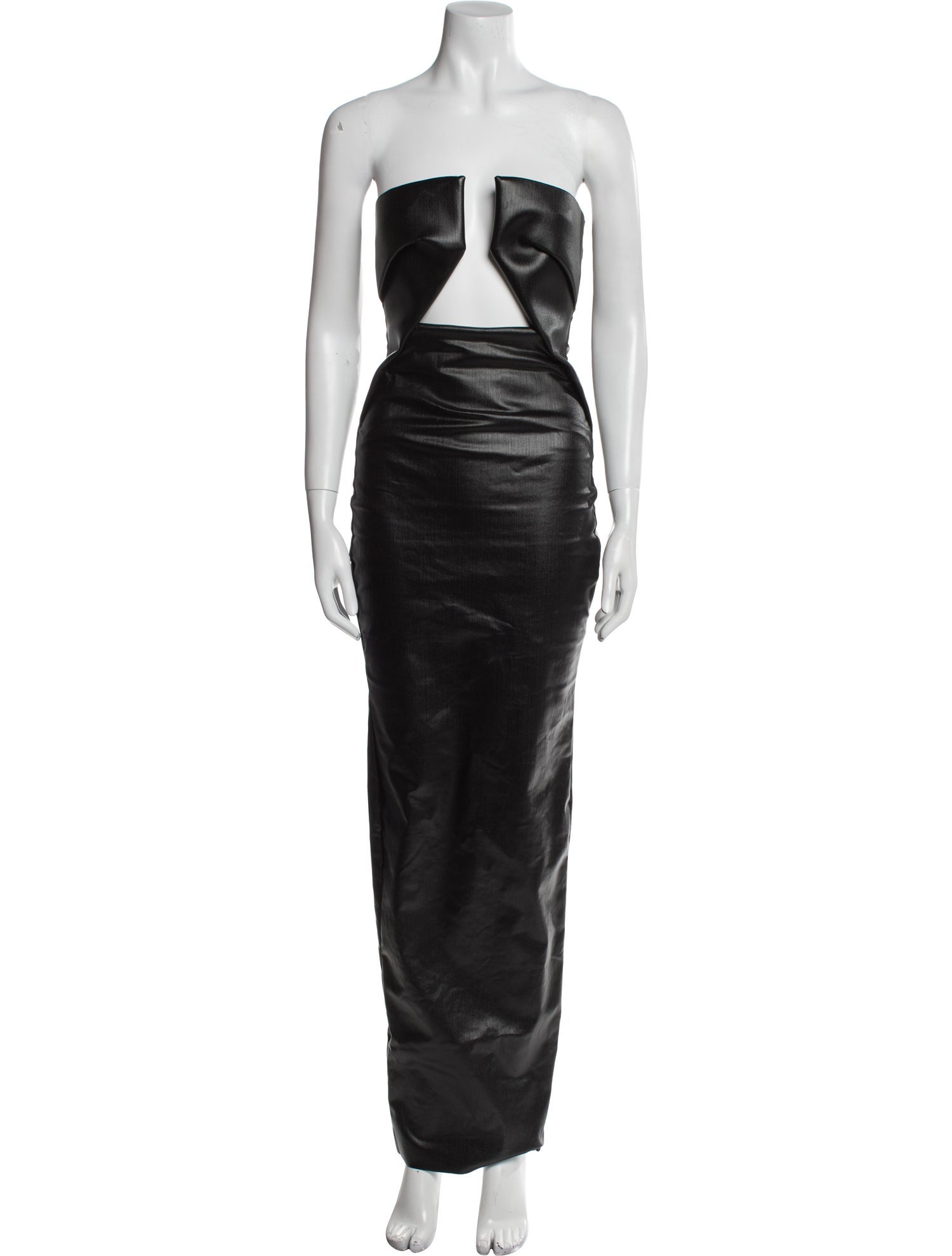 Rick Owens Strapless Long Dress