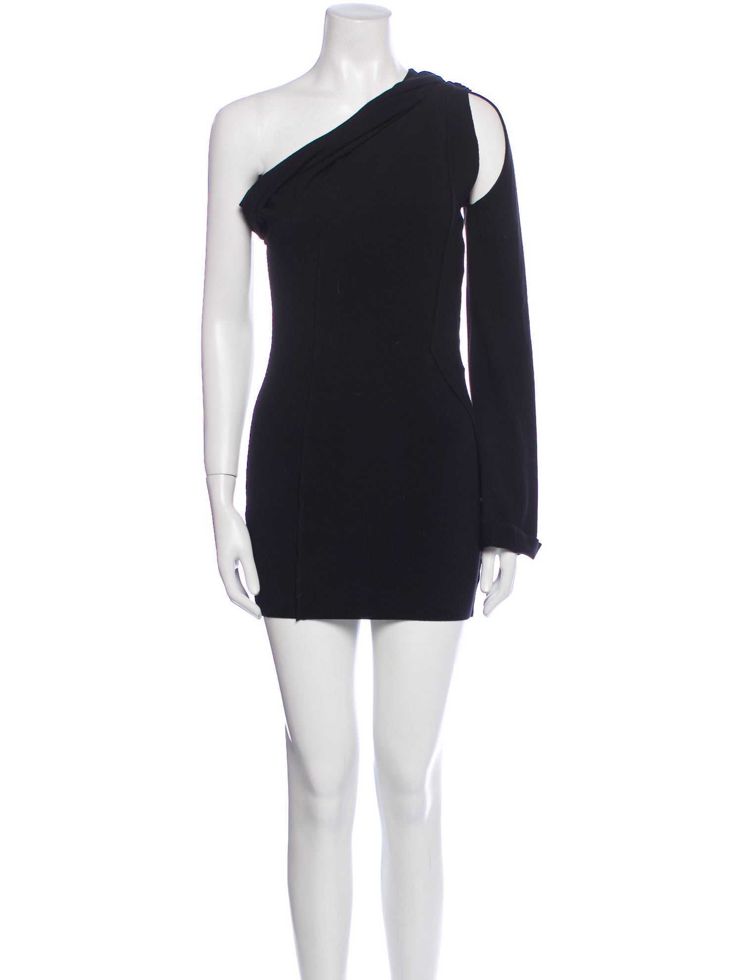 Rick Owens One-Shoulder Mini Dress