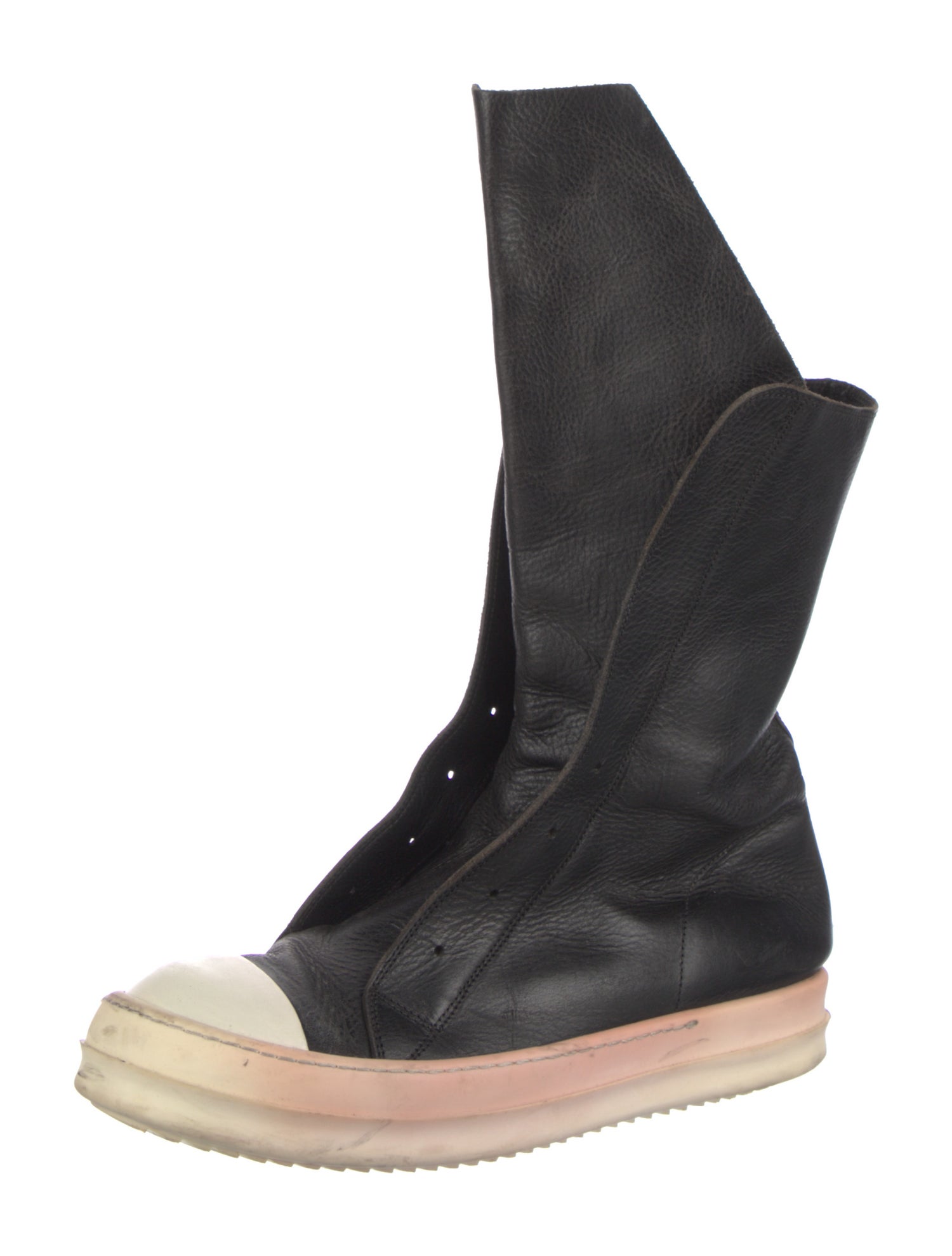 Rick Owens Leather Boots