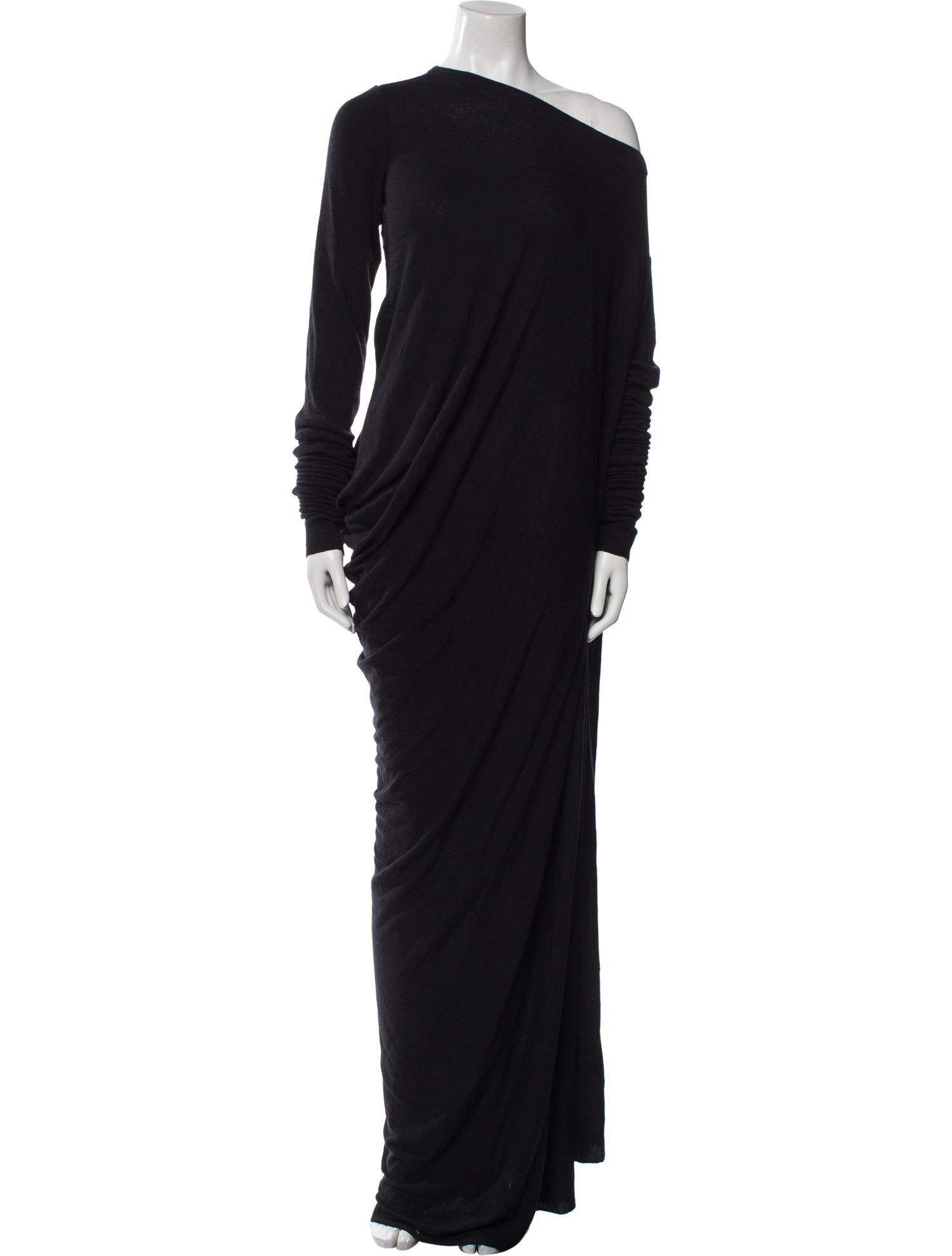 Rick Owens One-Shoulder Long Dress