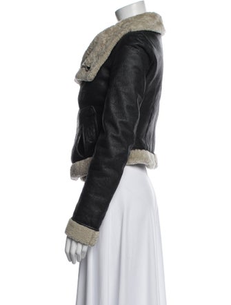Rick Owens Lamb Leather Biker Jacket