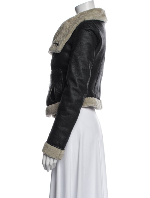 Rick Owens Lamb Leather Biker Jacket
