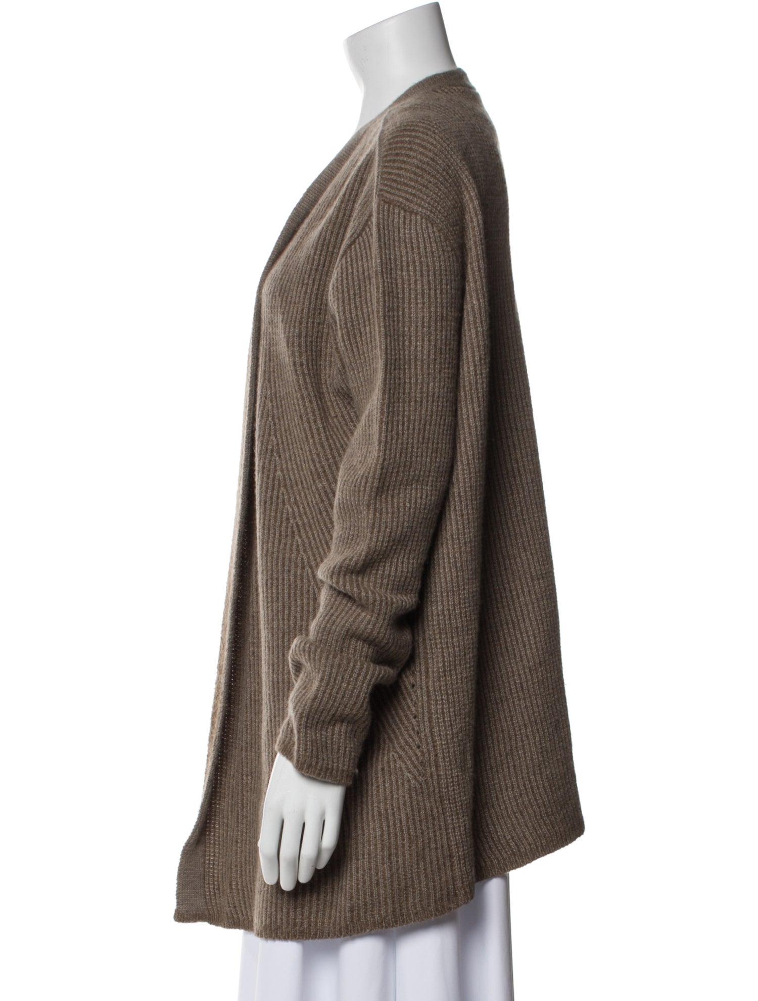 Rick Owens Cashmere Open Front Sweater