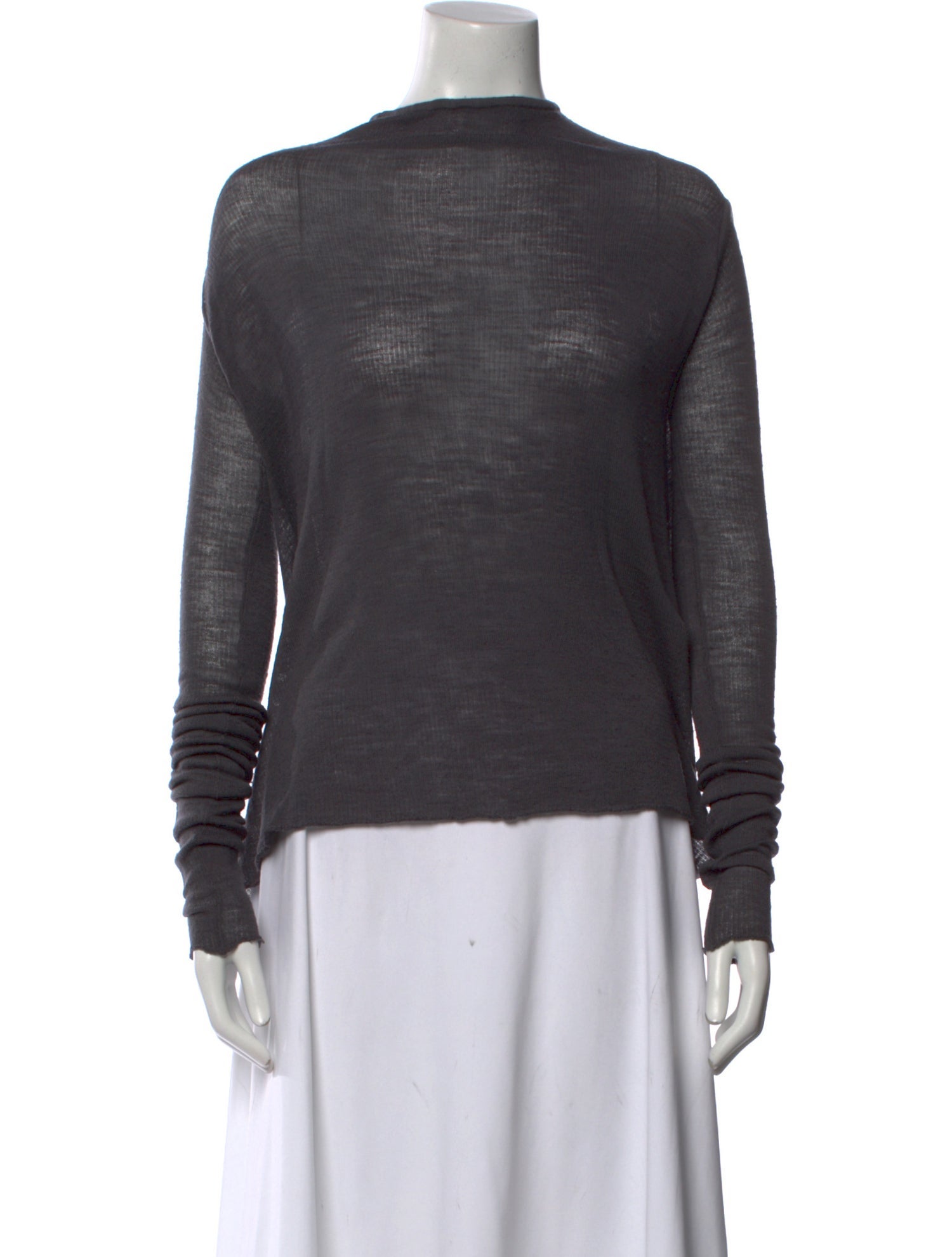 Rick Owens Wool Crew Neck Sweater