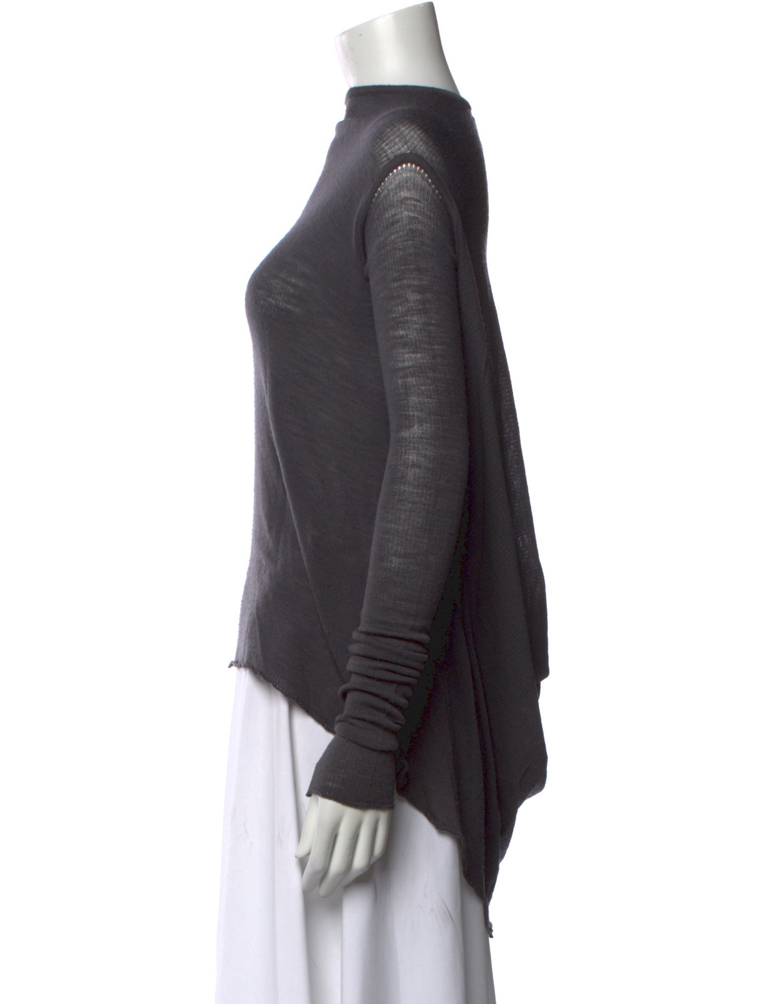 Rick Owens Wool Crew Neck Sweater