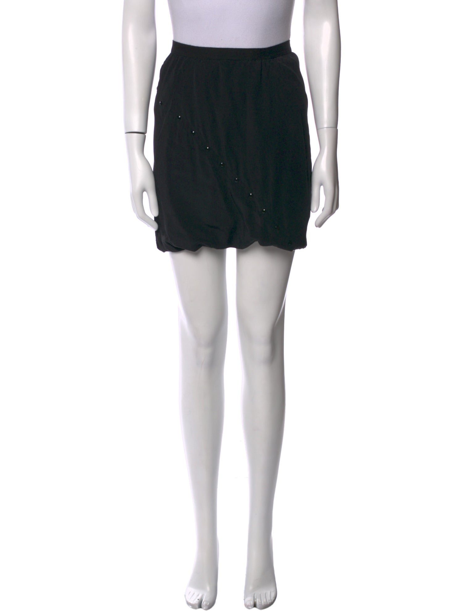 Rick Owens Silk Mini Shorts