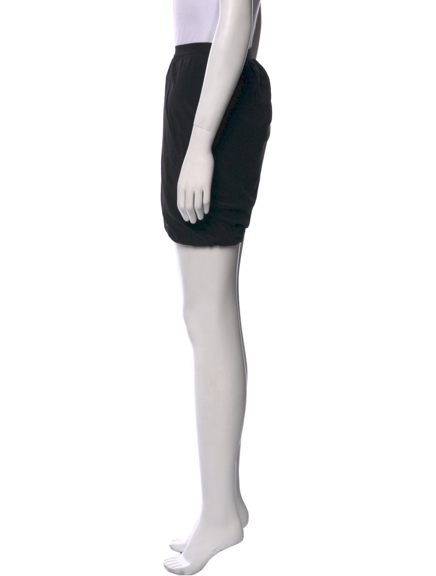 Rick Owens Silk Mini Shorts