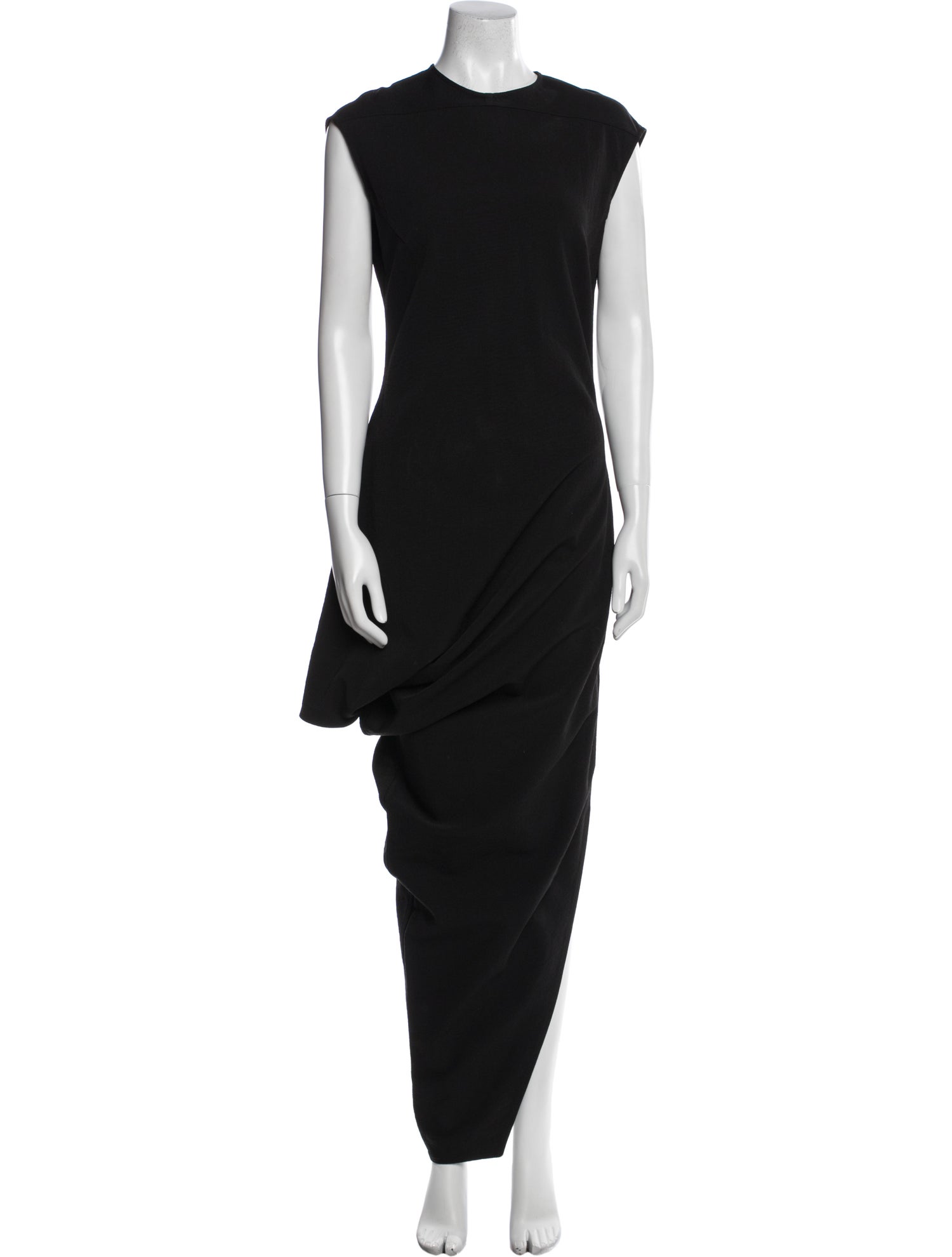 Rick Owens Crew Neck Long Dress