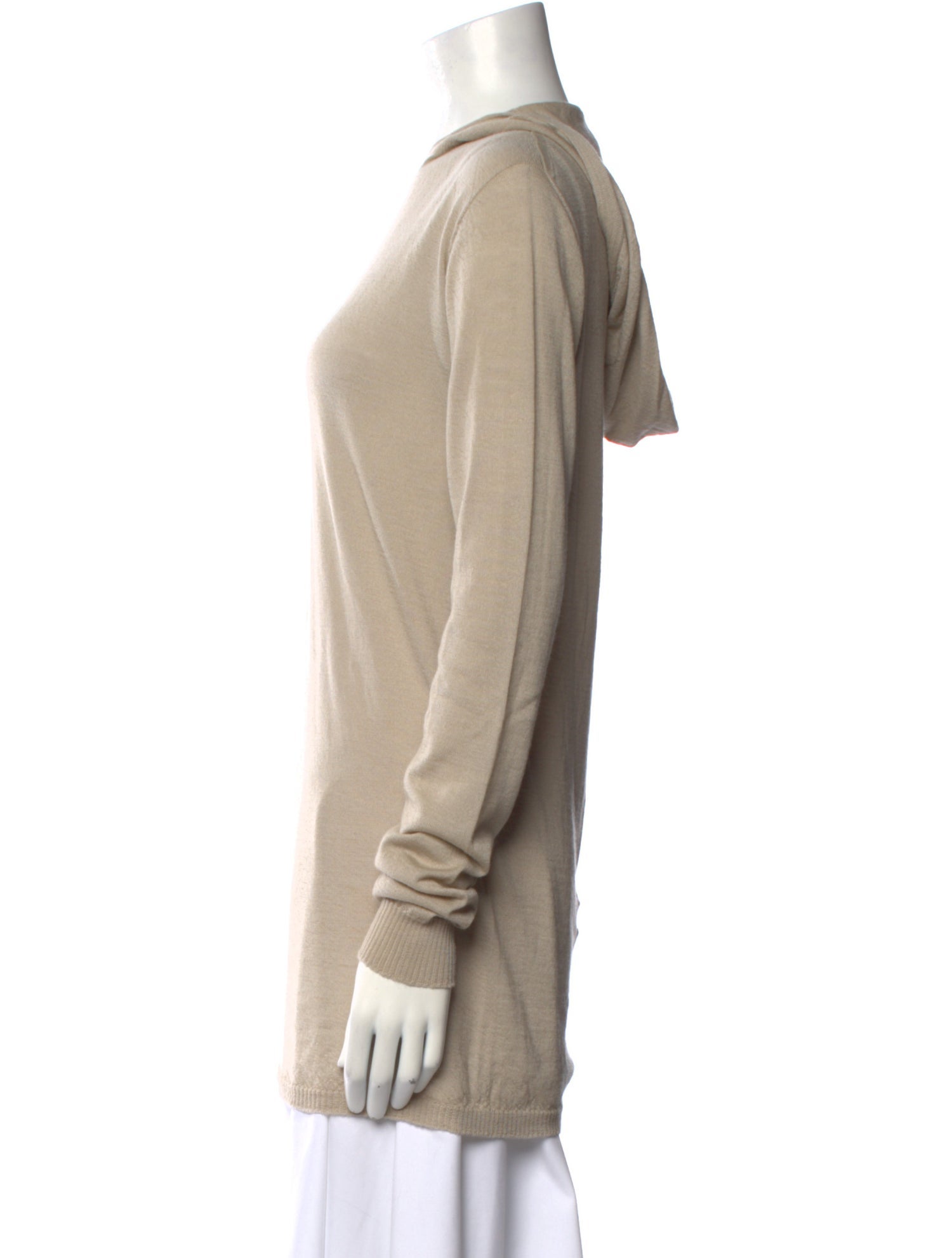 Rick Owens Cashmere Crew Neck Sweater