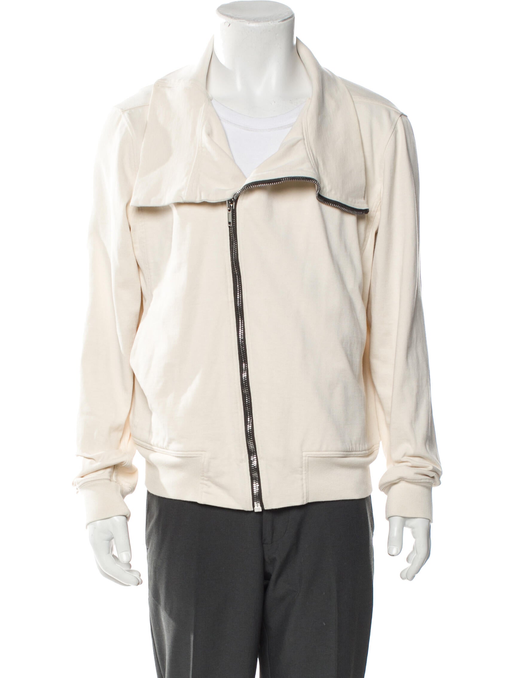 Rick Owens 2022 'Fogachine' Bauhaus Jogger Moto Jacket