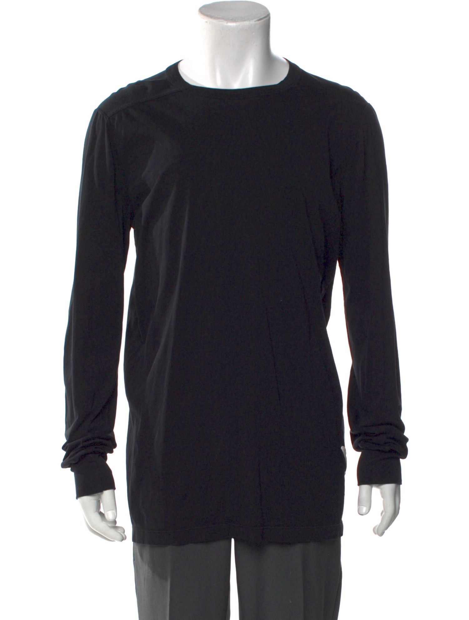 Rick Owens Crew Neck Long Sleeve T-Shirt