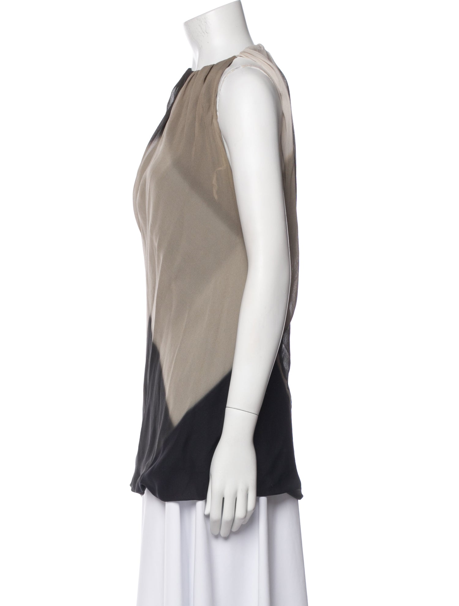Rick Owens Silk Printed Tunic