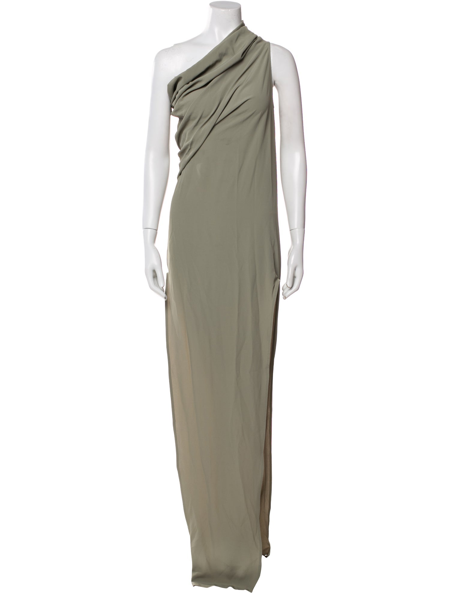 Rick Owens One-Shoulder Long Dress