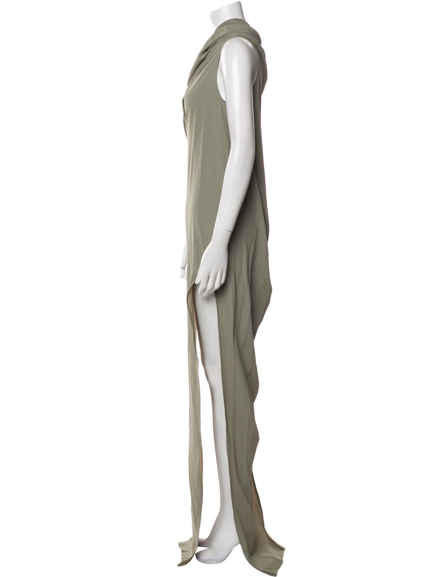 Rick Owens One-Shoulder Long Dress