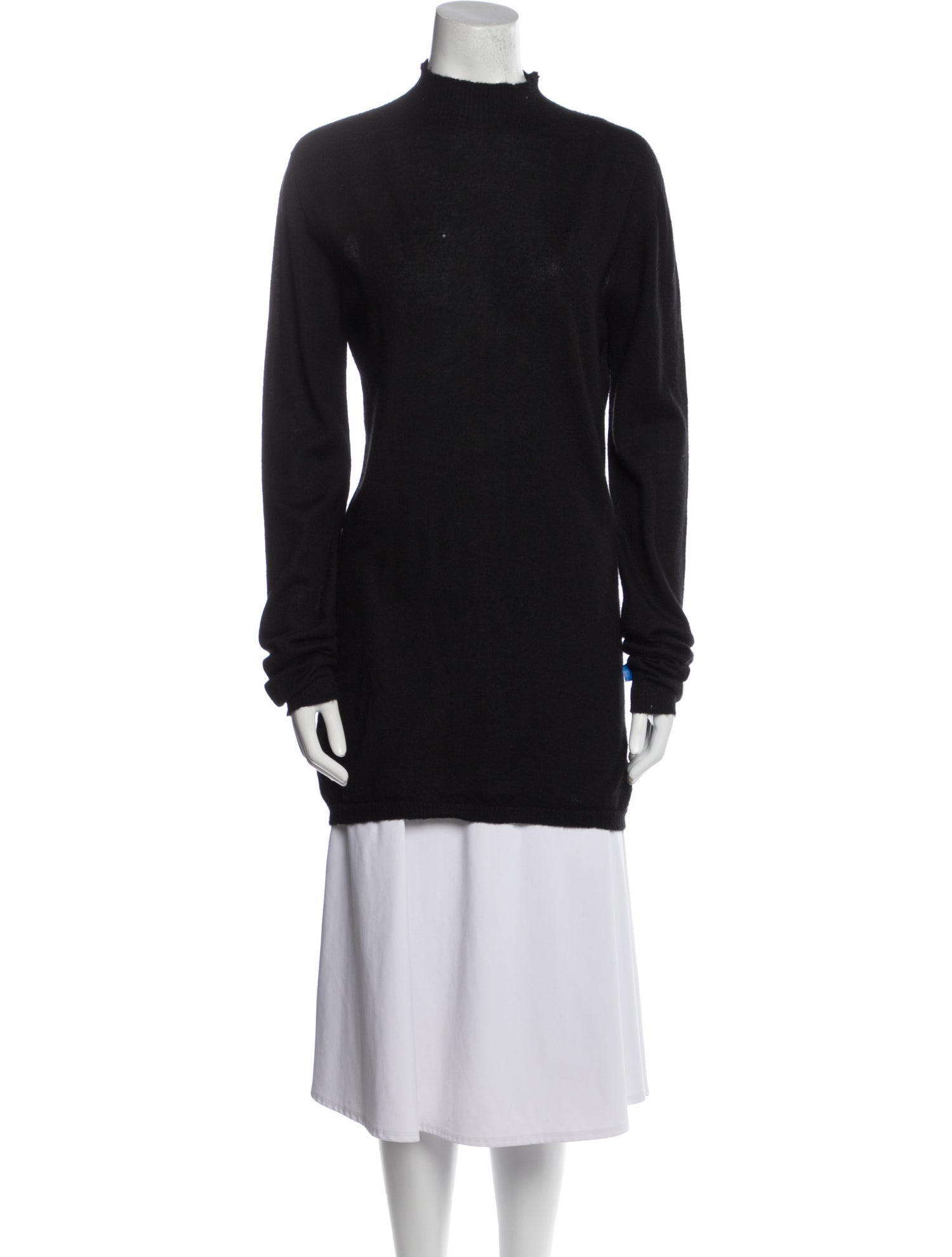 Rick Owens Cashmere Mock Neck Sweater