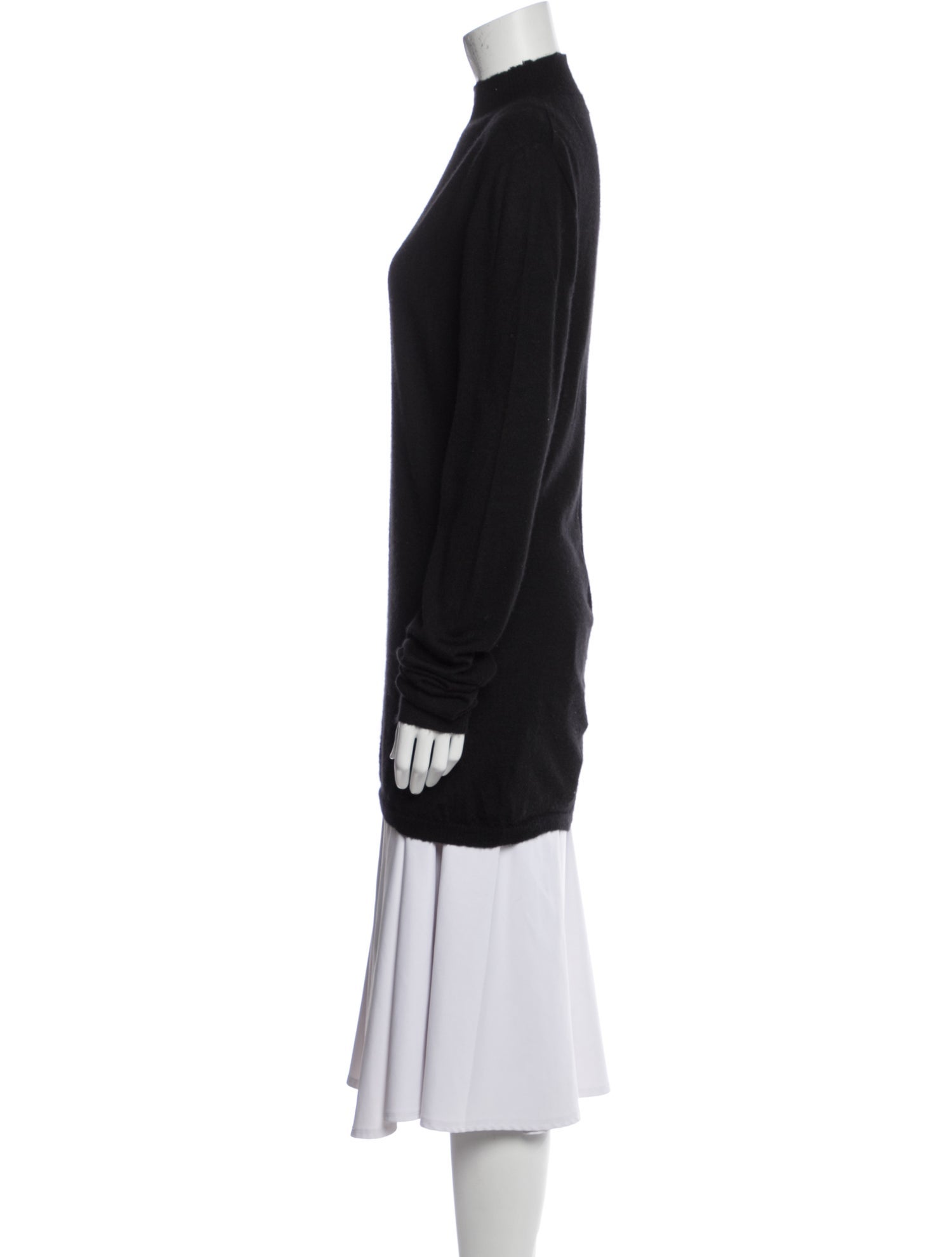Rick Owens Cashmere Mock Neck Sweater