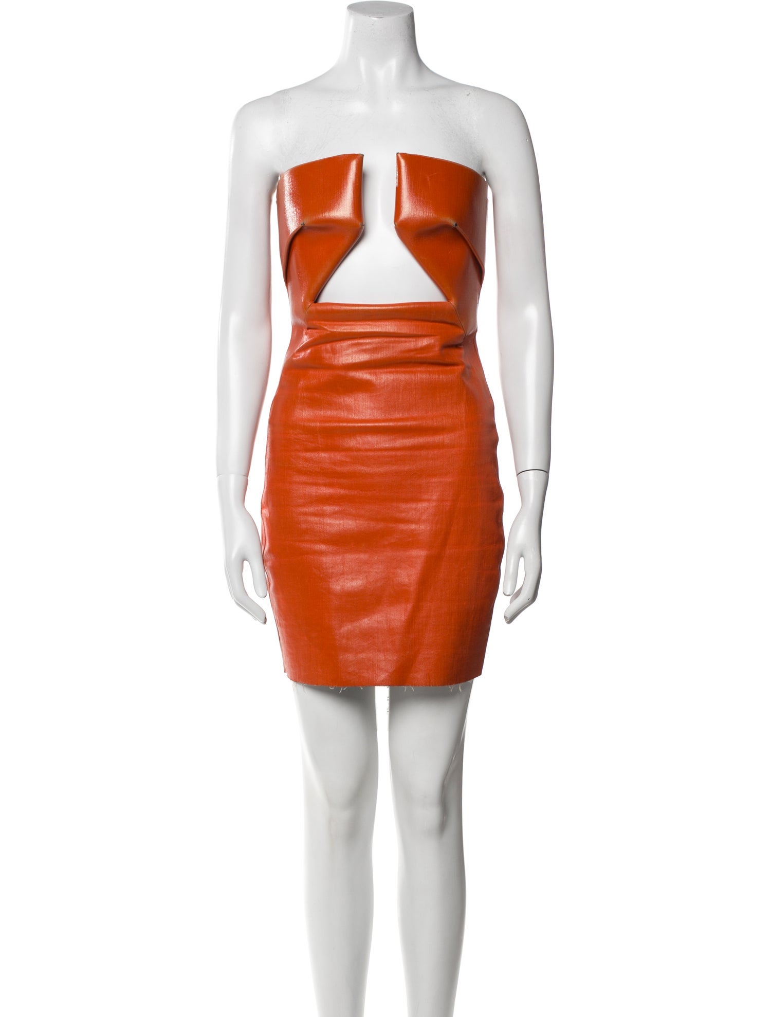 Rick Owens Strapless Mini Dress