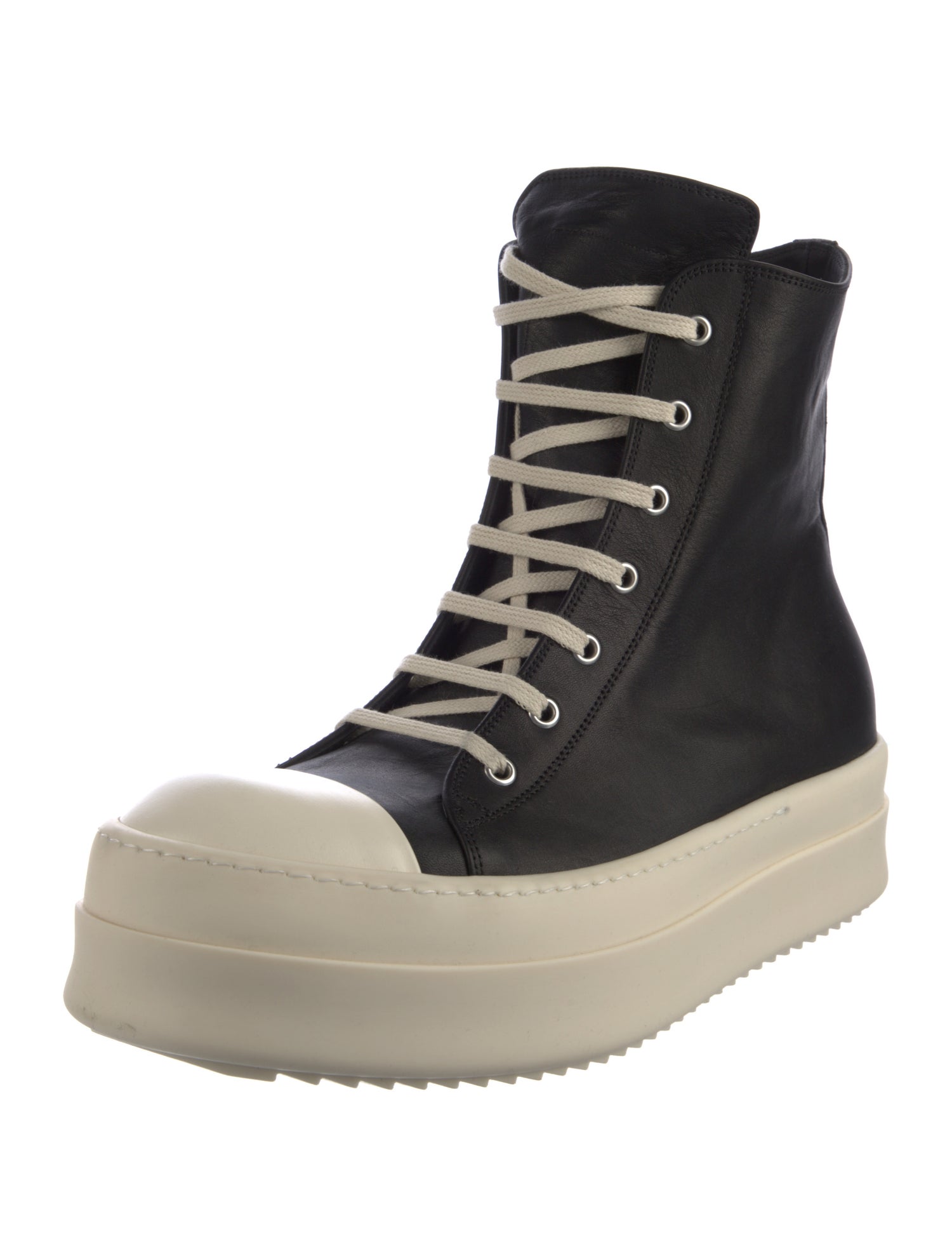 Rick Owens Leather Sneakers