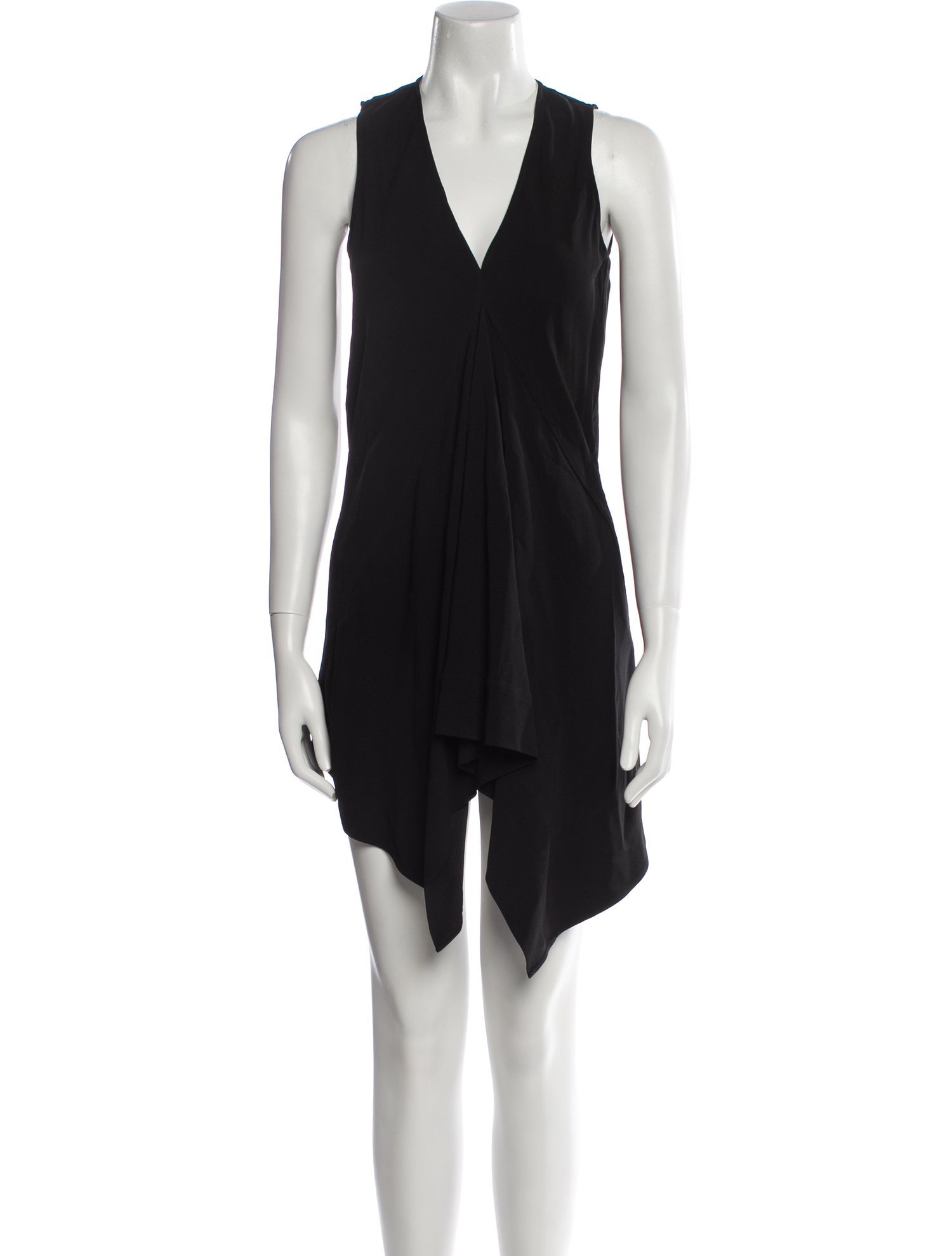 Rick Owens V-Neck Knee-Length Dress