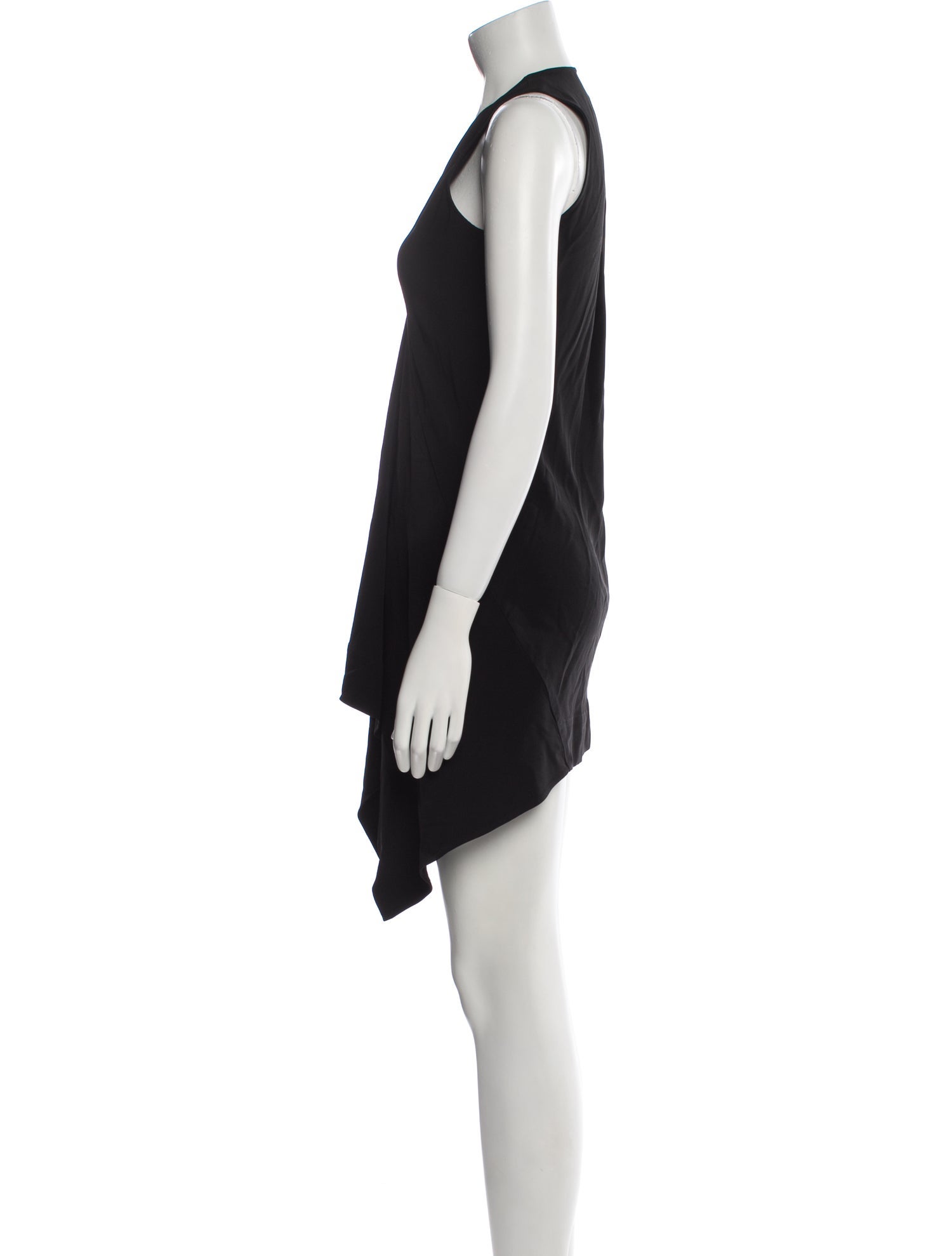Rick Owens V-Neck Knee-Length Dress