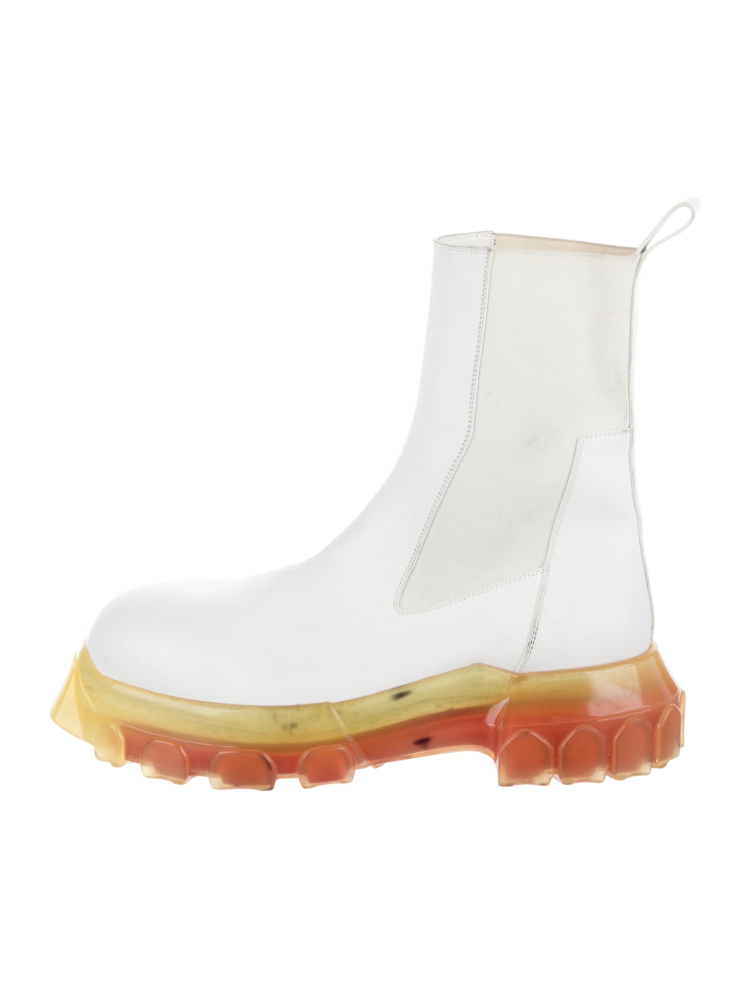 Rick Owens Leather Sock Boots