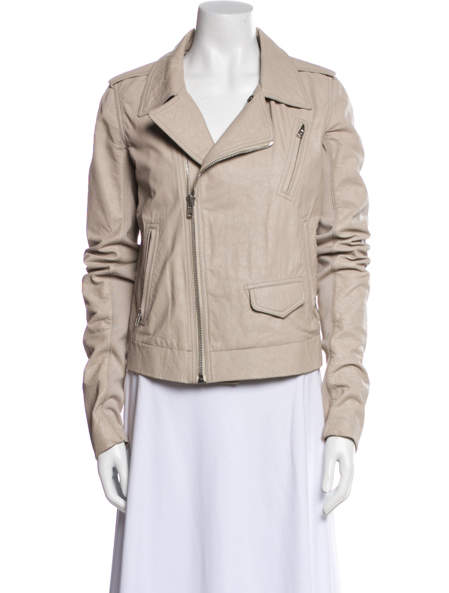 Rick Owens Leather Biker Jacket w/ Tags