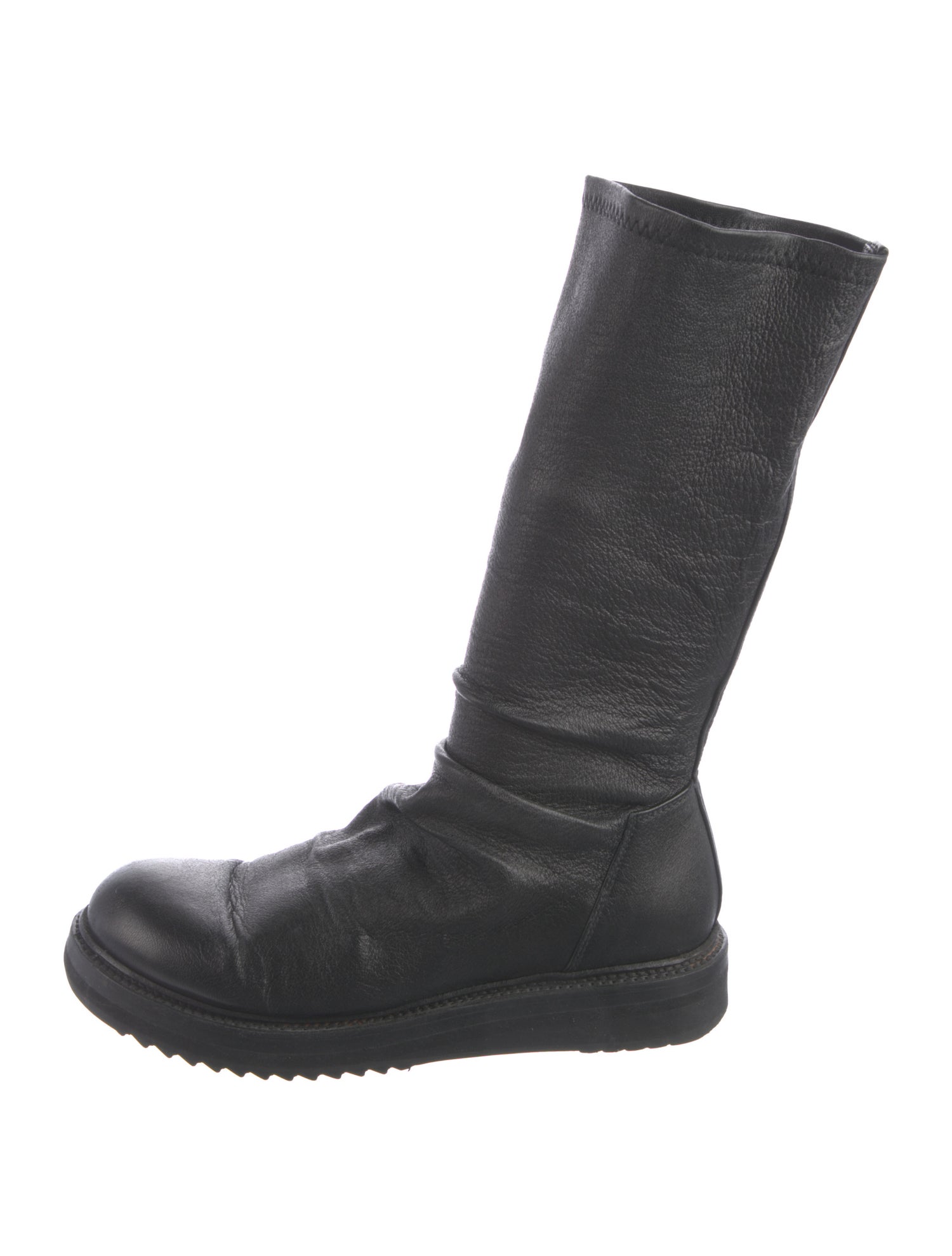 Rick Owens Leather Sock Boots
