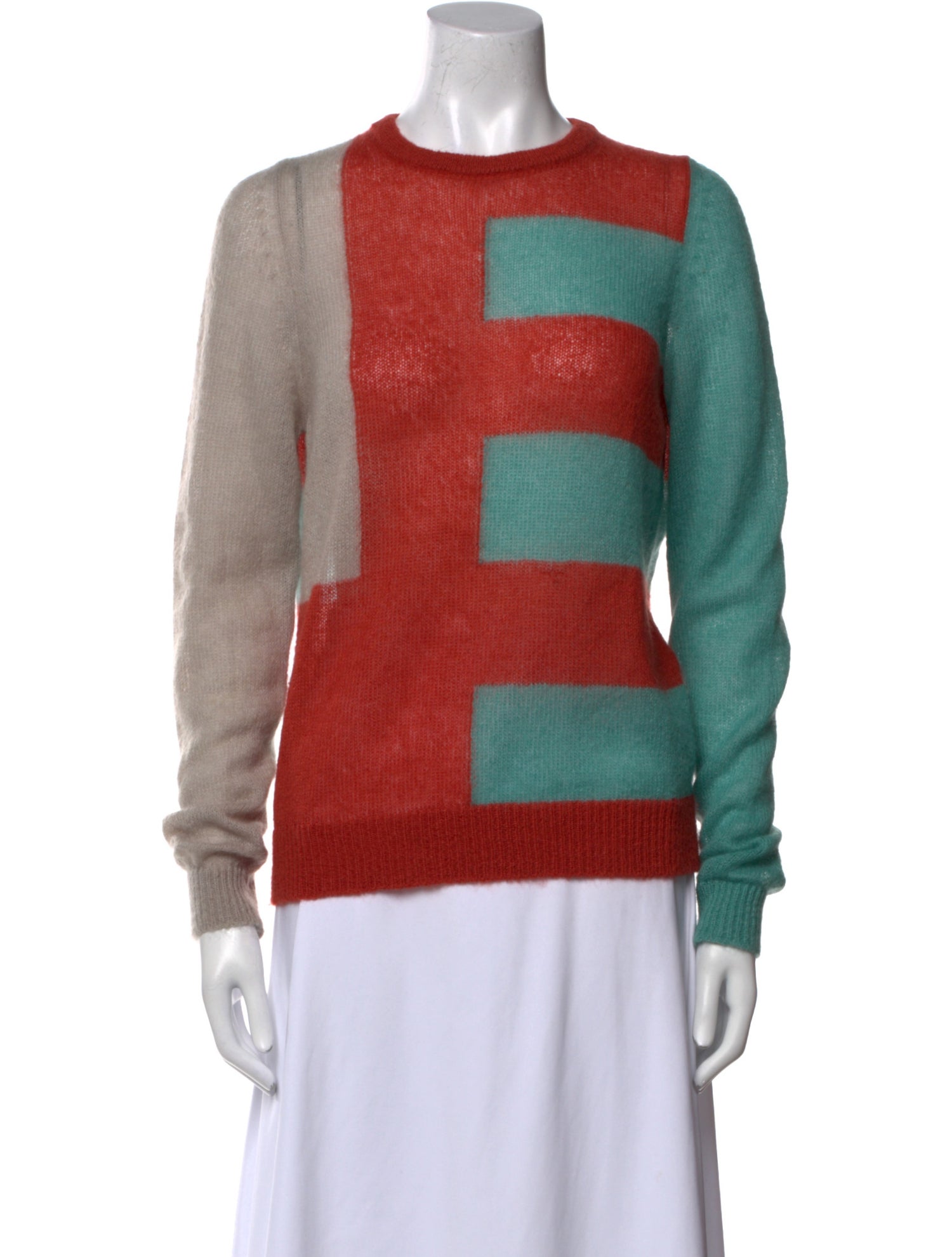 Rick Owens Striped Crew Neck Sweater