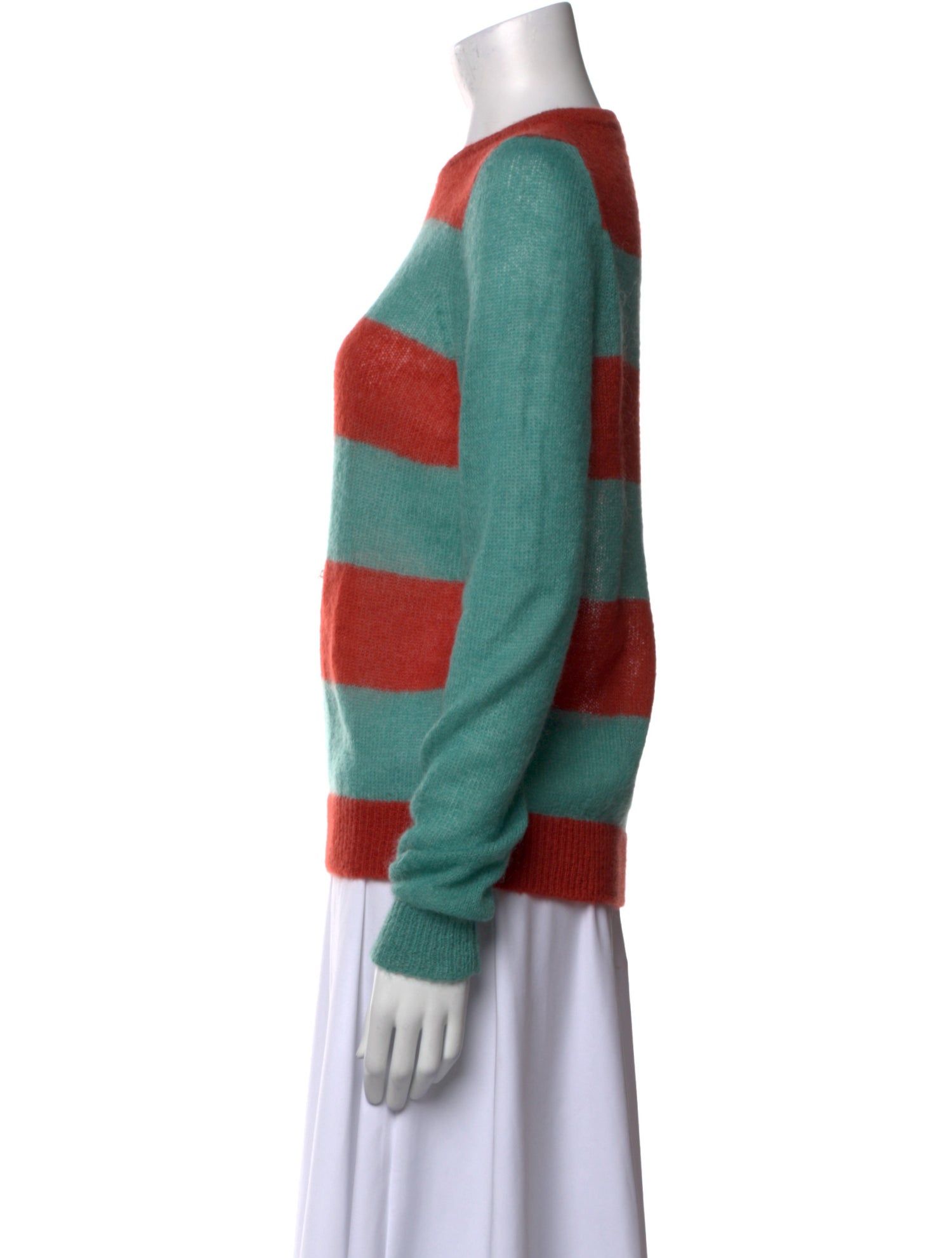 Rick Owens Striped Crew Neck Sweater