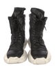 Rick Owens Leather Lace-Up Boots