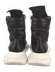 Rick Owens Leather Lace-Up Boots