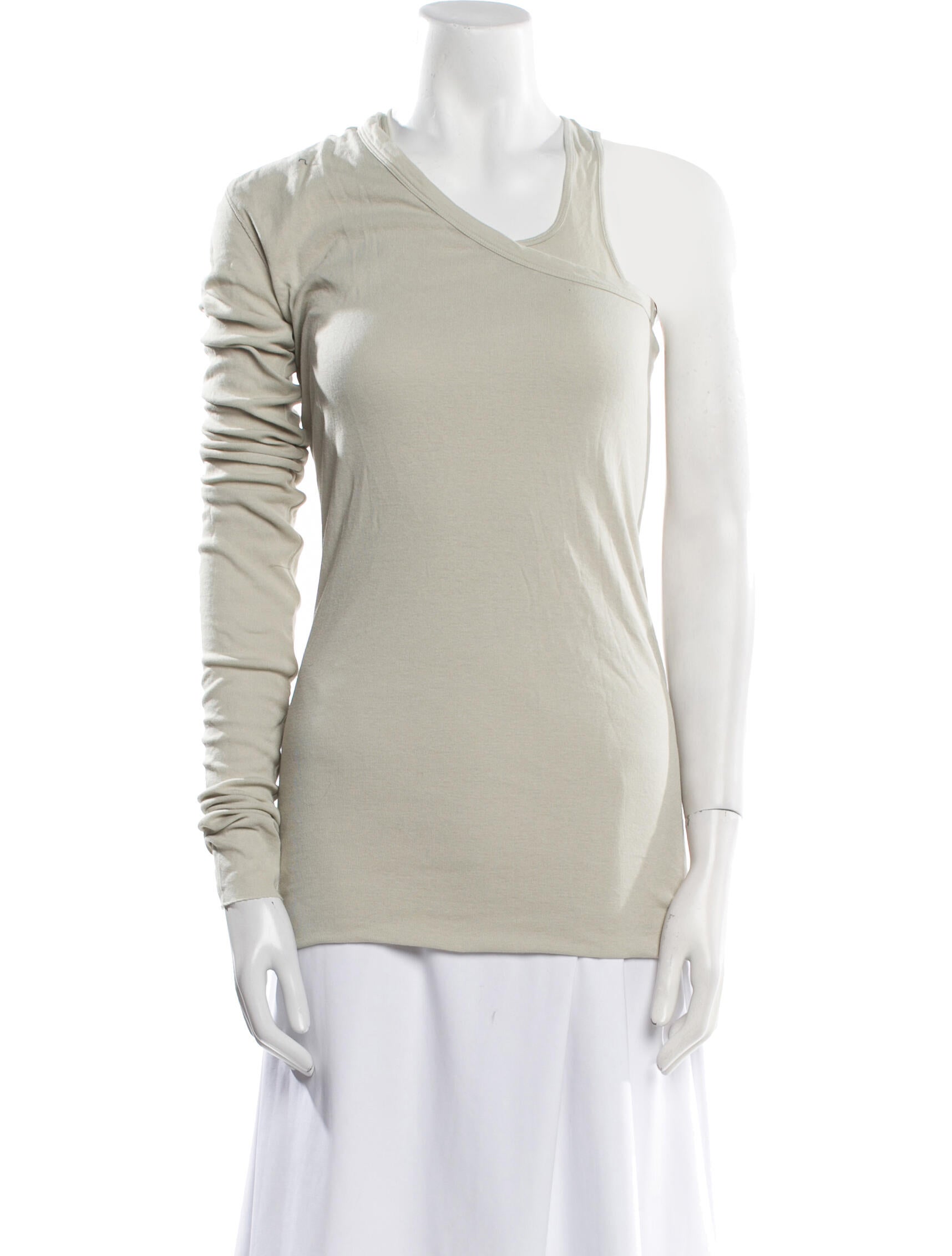 Rick Owens Cowl Neck Long Sleeve Top