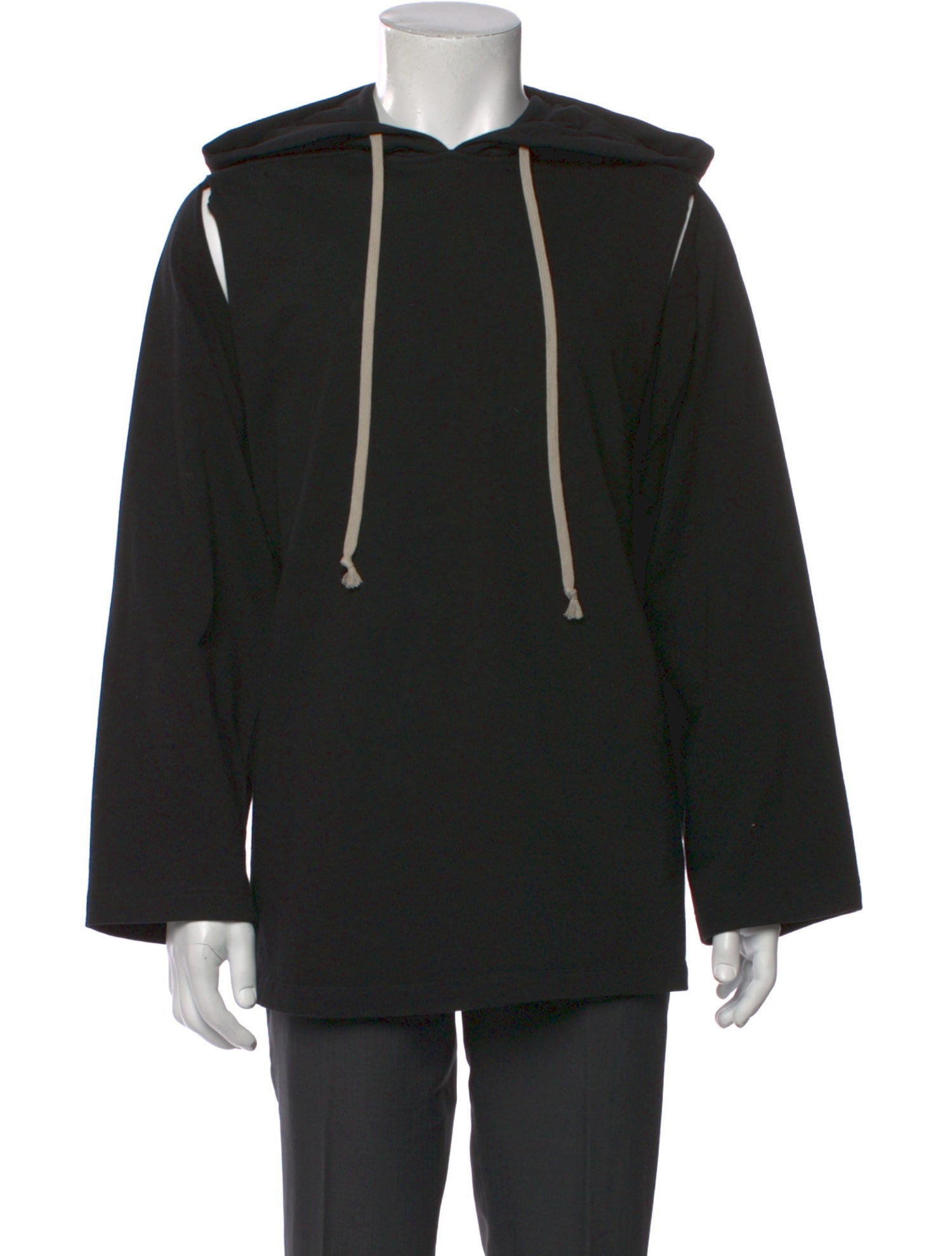 Rick Owens Crew Neck Long Sleeve Hoodie