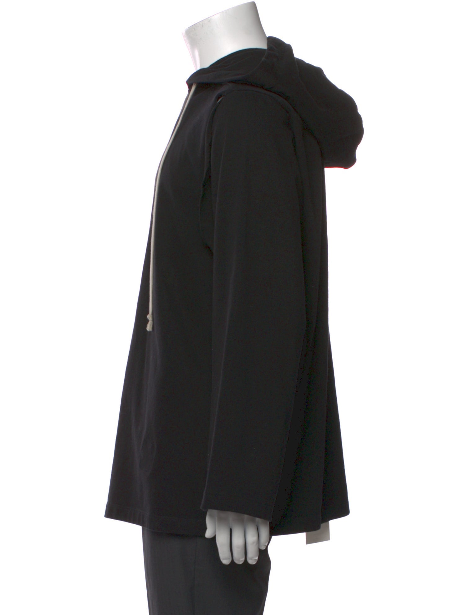 Rick Owens Crew Neck Long Sleeve Hoodie