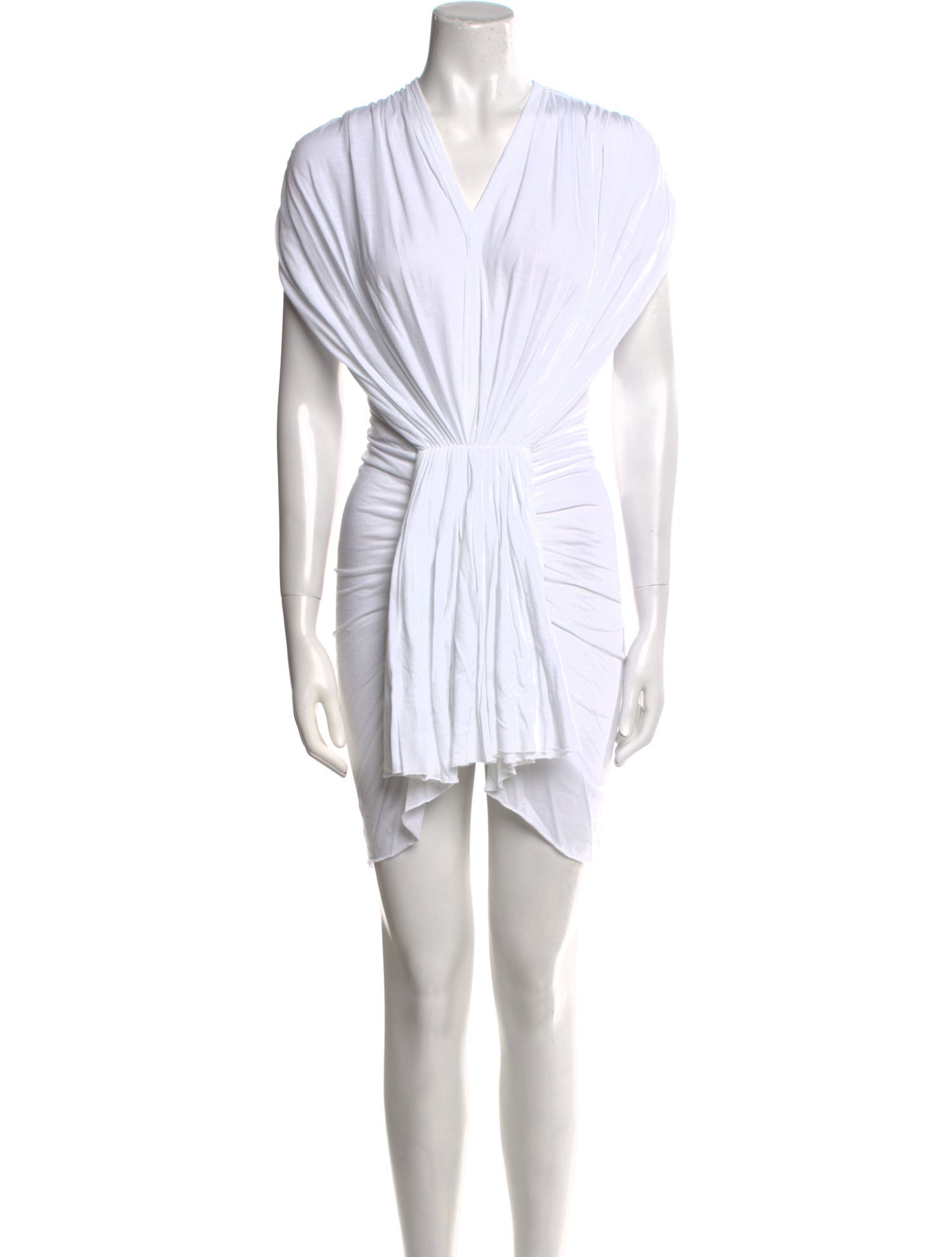 Rick Owens V-Neck Mini Dress