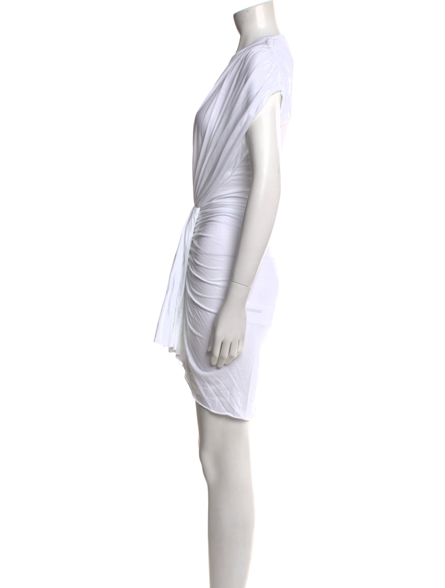 Rick Owens V-Neck Mini Dress