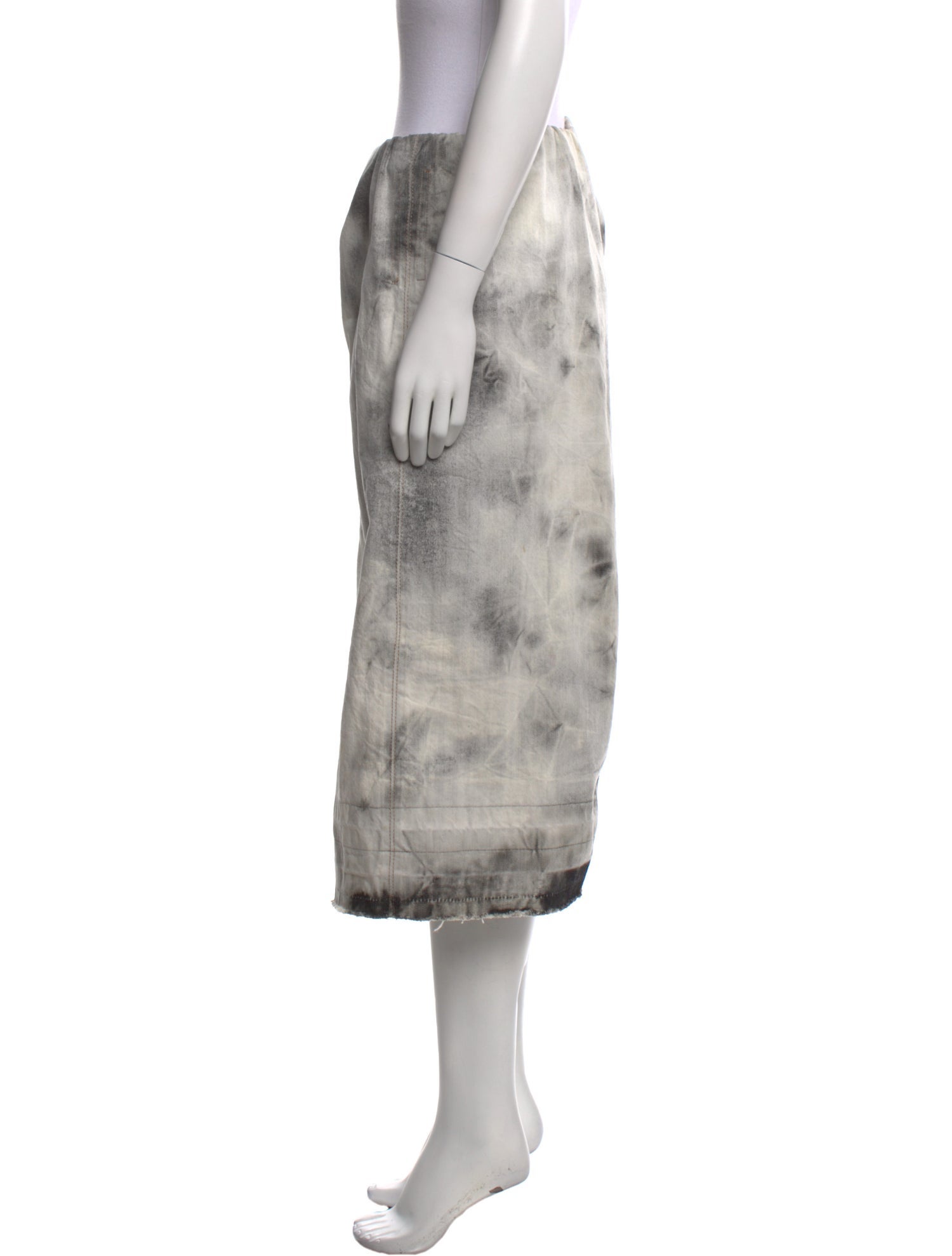 Rick Owens Printed Knee-Length Skirt