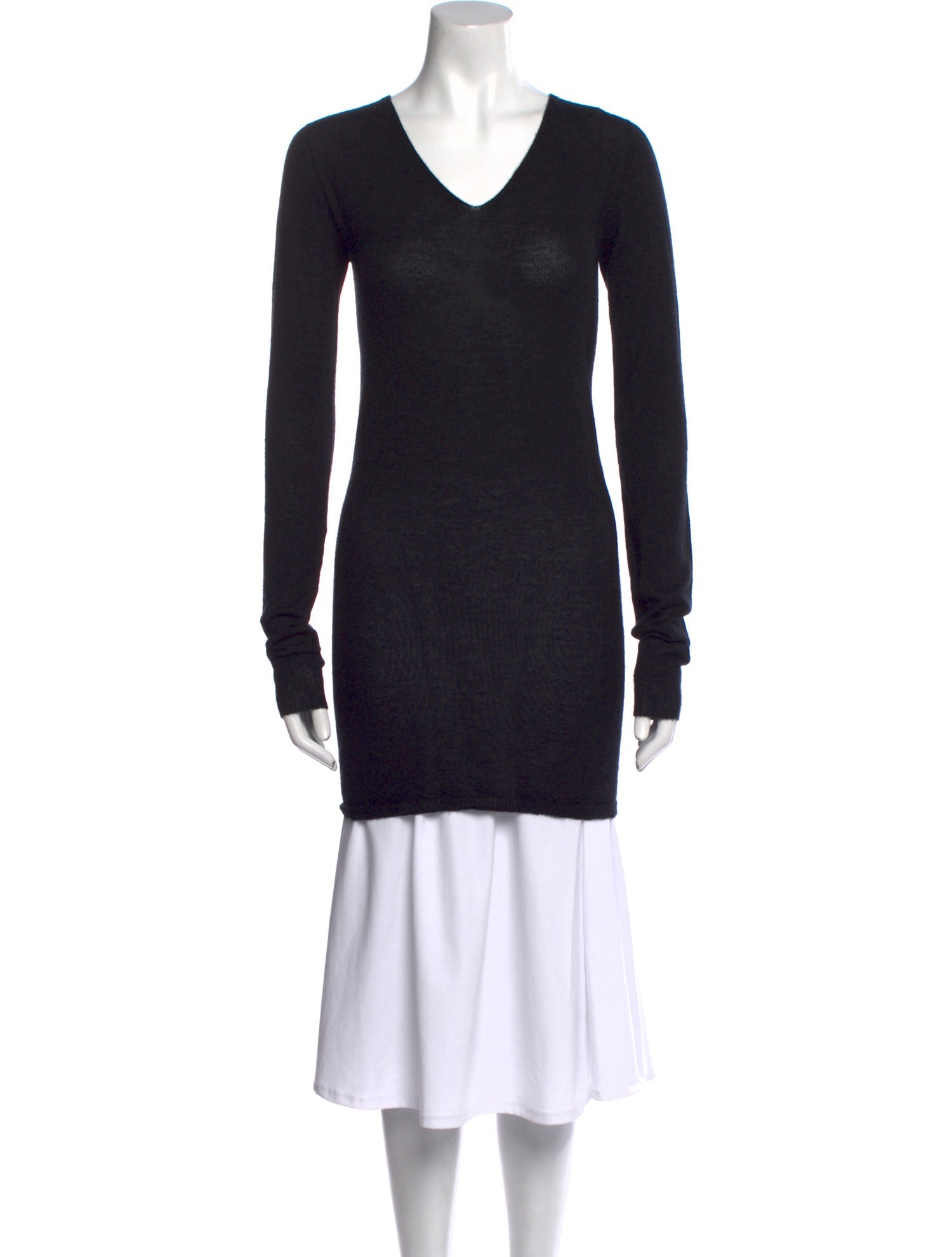 Rick Owens Cashmere V-Neck Sweater