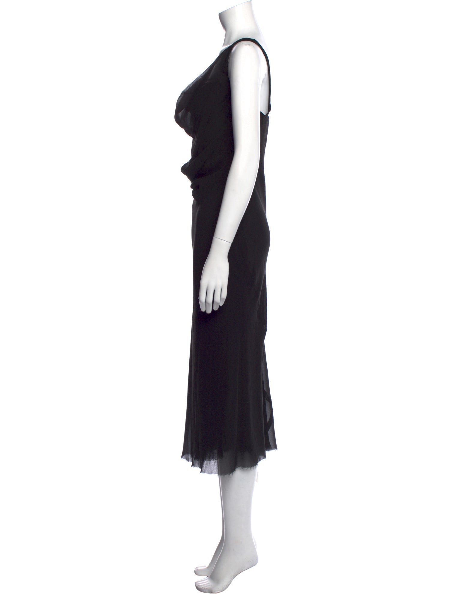 Rick Owens Silk Long Dress