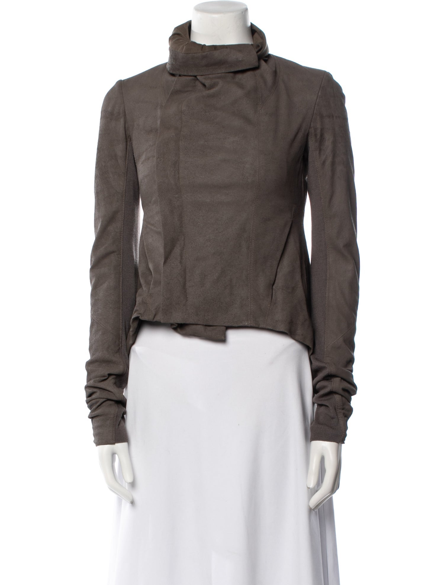 Rick Owens Lamb Leather Biker Jacket